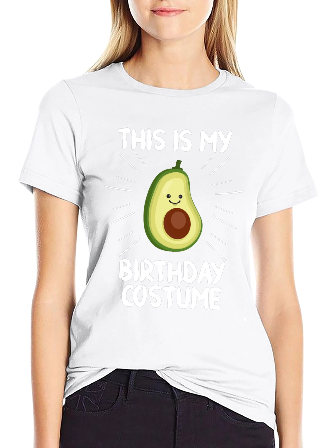 Funny Avocado Birthday Costume T-Shirt