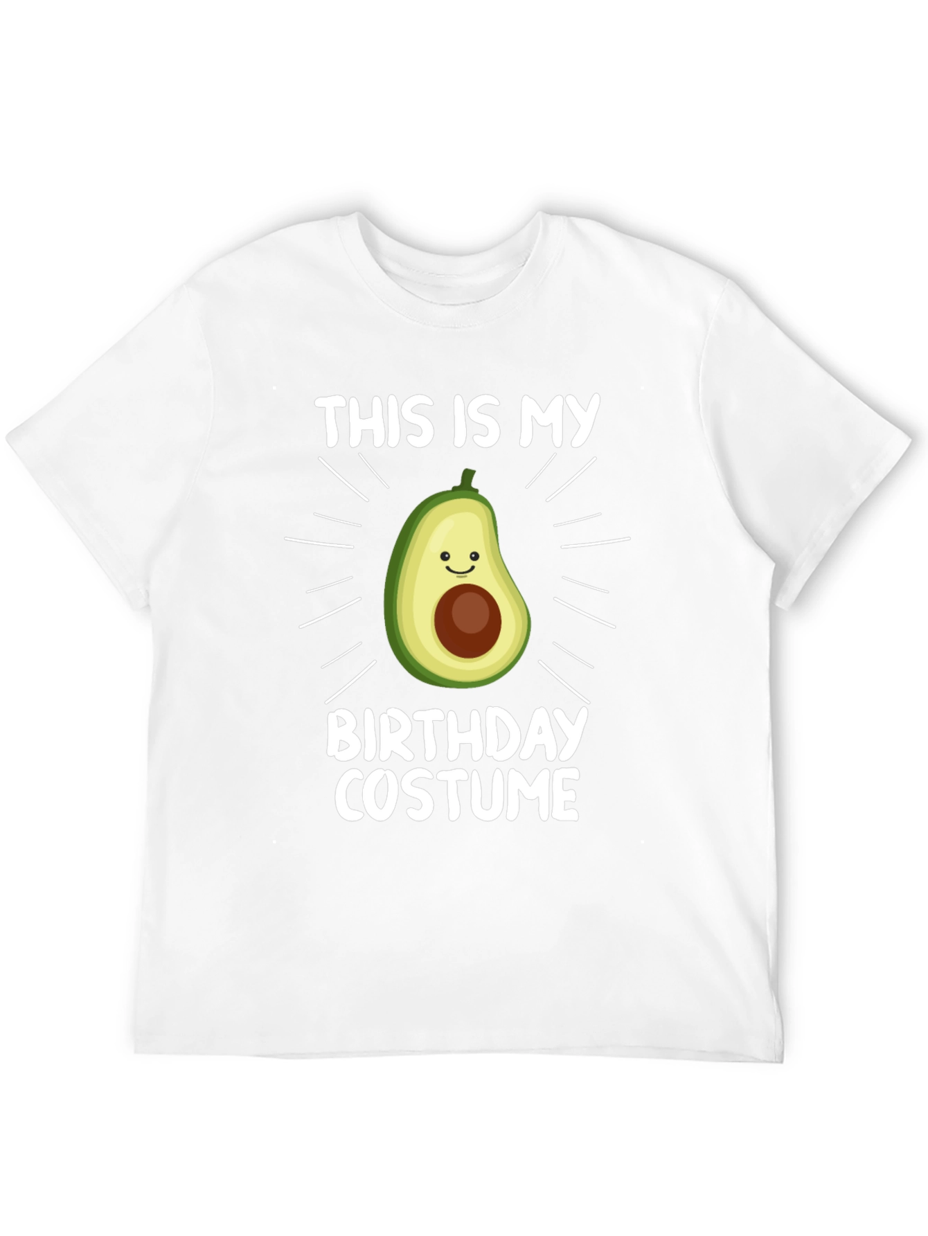 Funny Avocado Birthday Costume T-Shirt