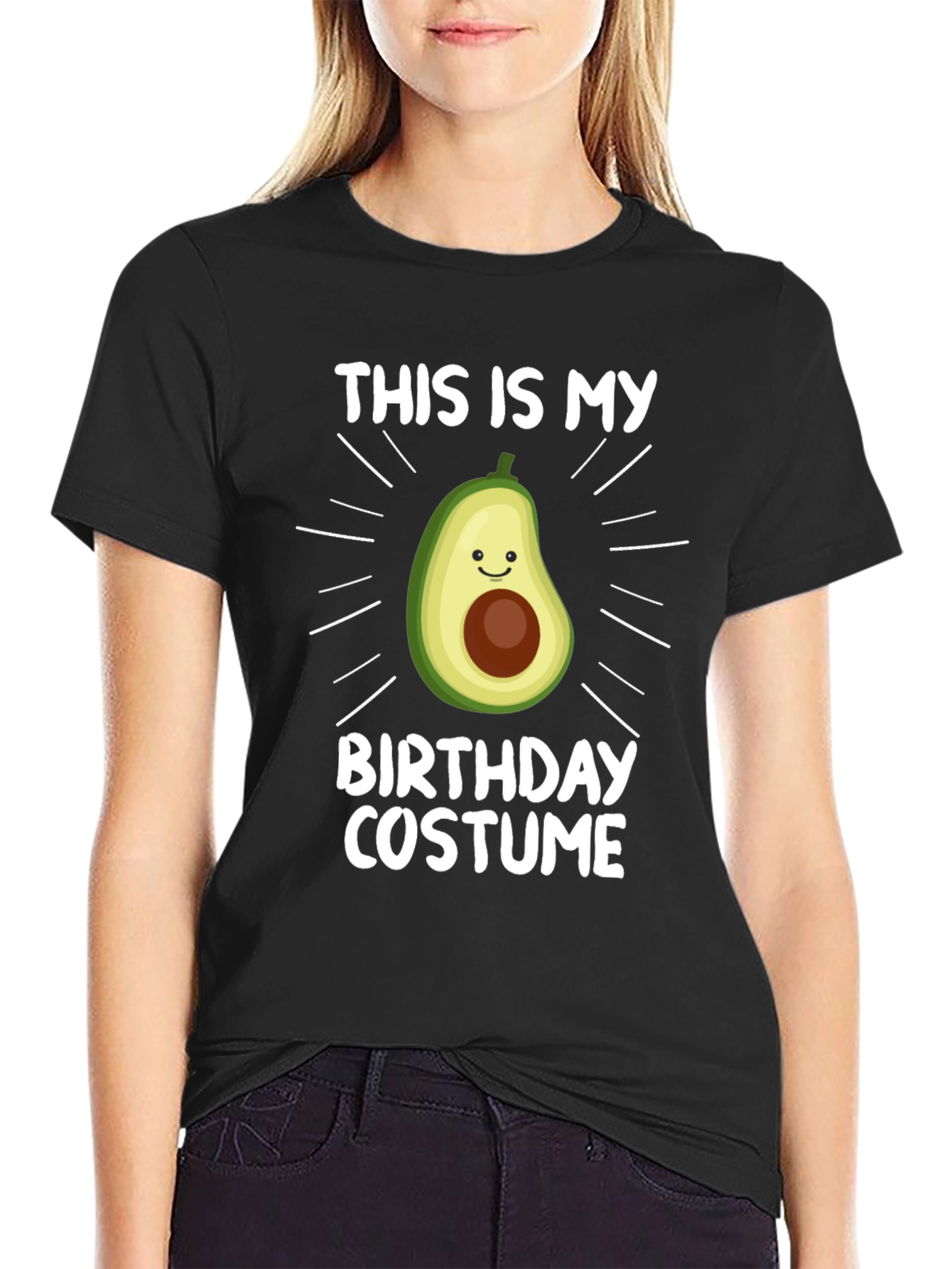 Funny Avocado Birthday Costume T-Shirt