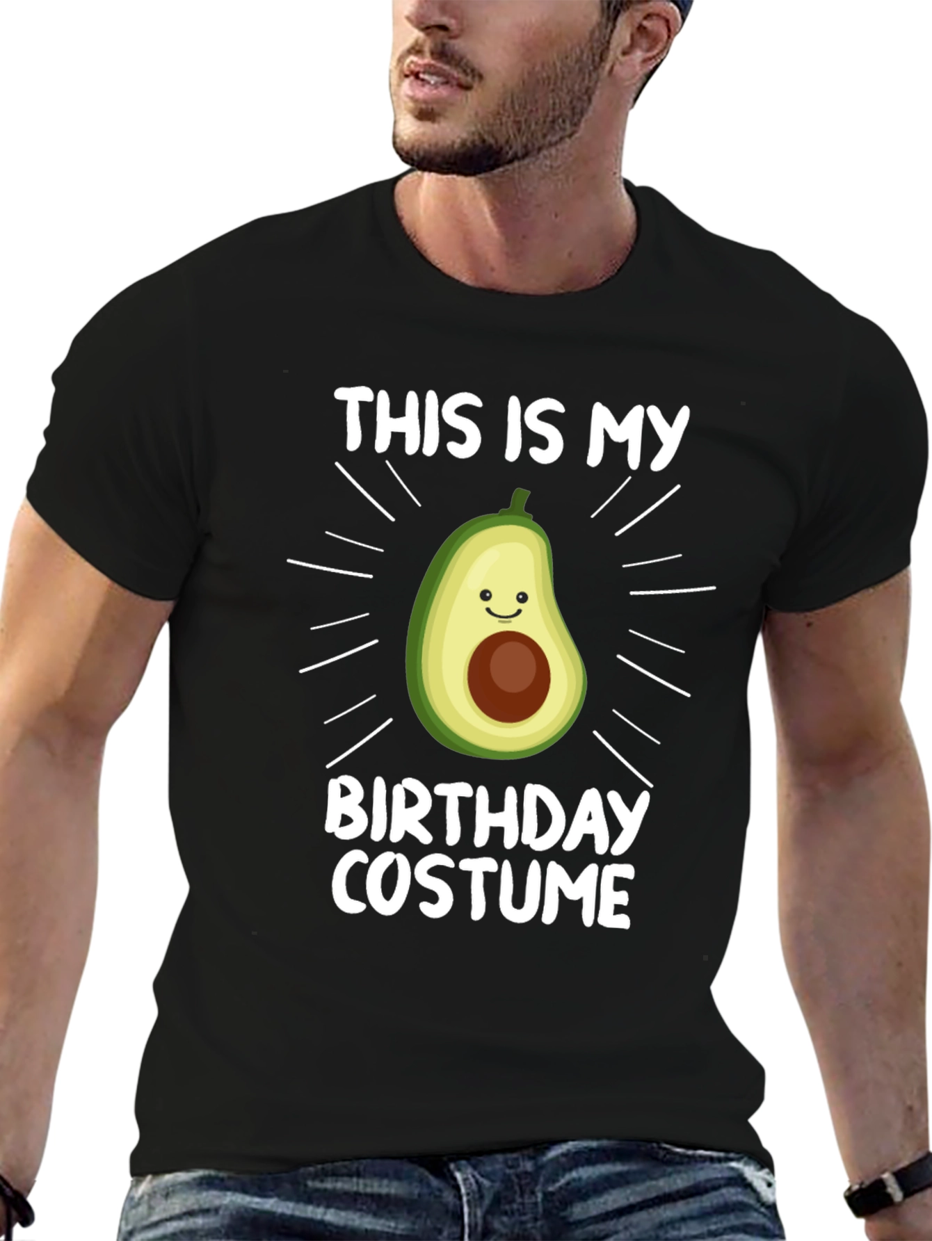 Funny Avocado Birthday Costume T-Shirt