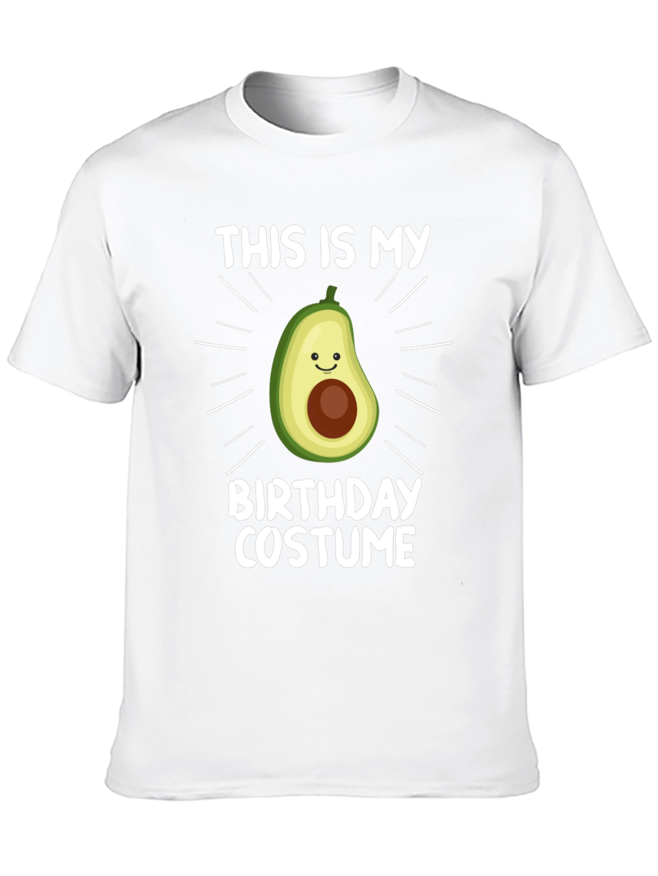 Funny Avocado Birthday Costume T-Shirt