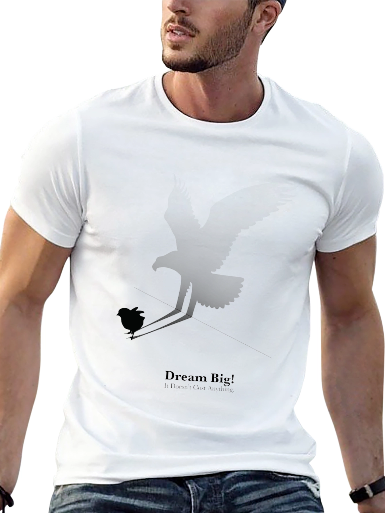 Dream Big Graphic Tee - Black