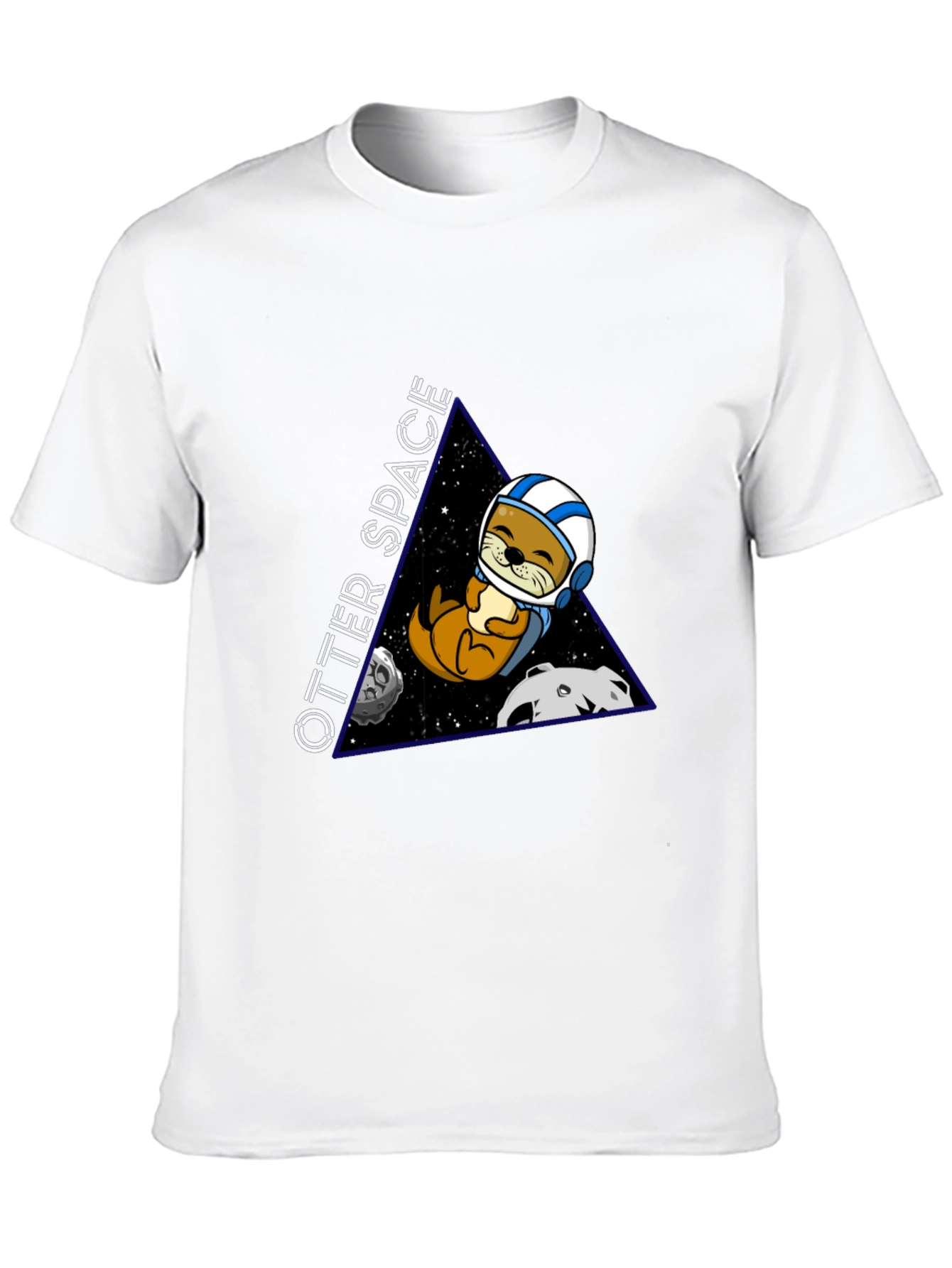 Otter Space T-Shirt - Astronaut Otter Design