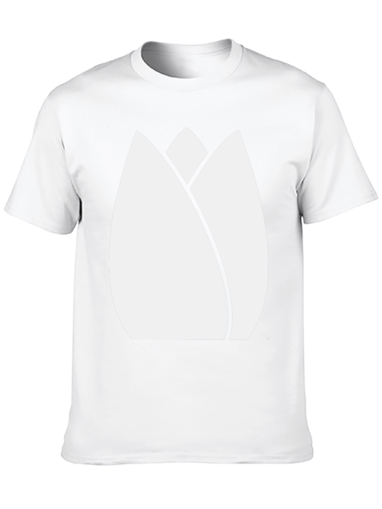 Tulip Graphic Tee - Modern Minimalist Design