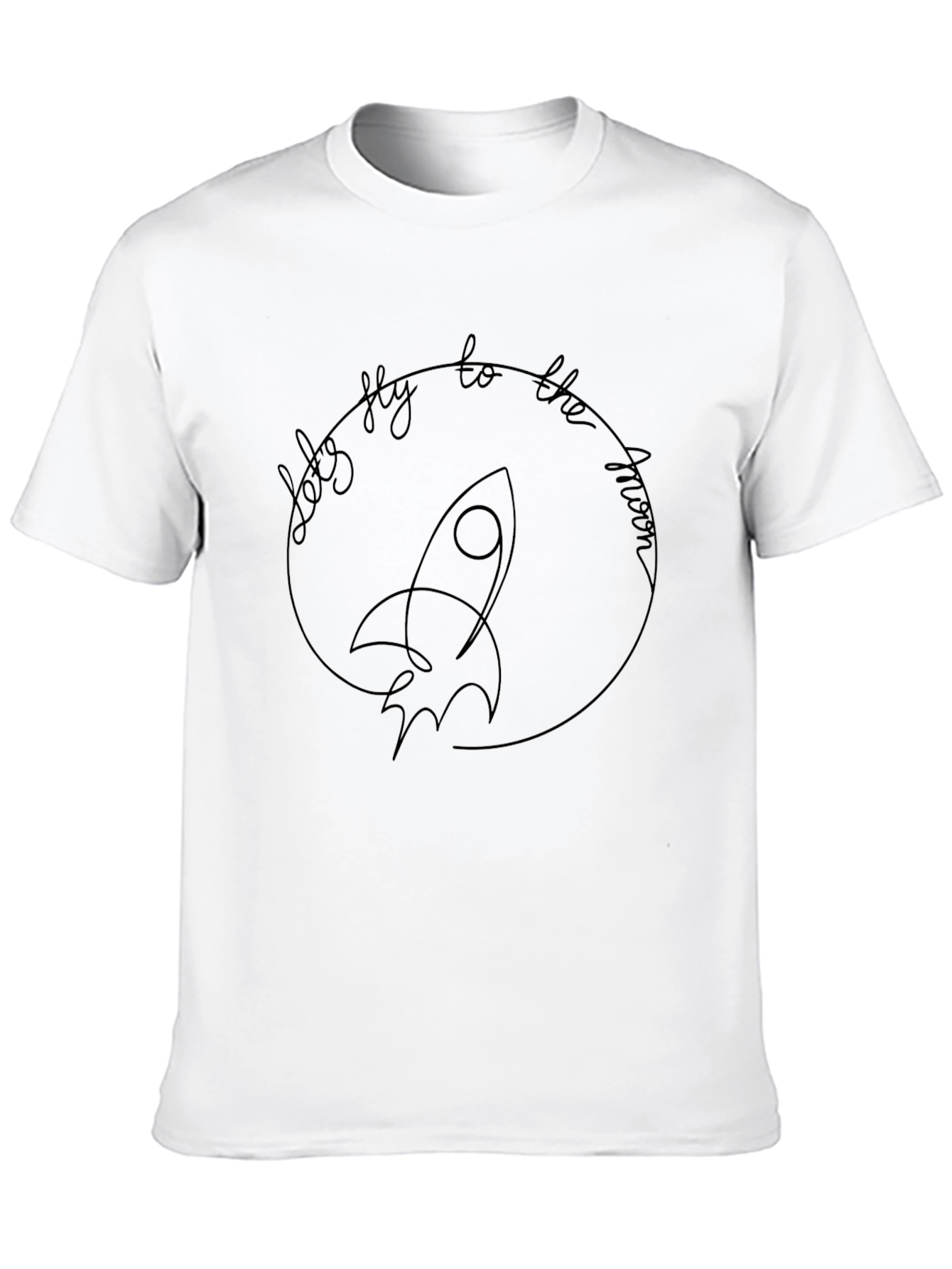 Lets Fly to the Moon Graphic Tee