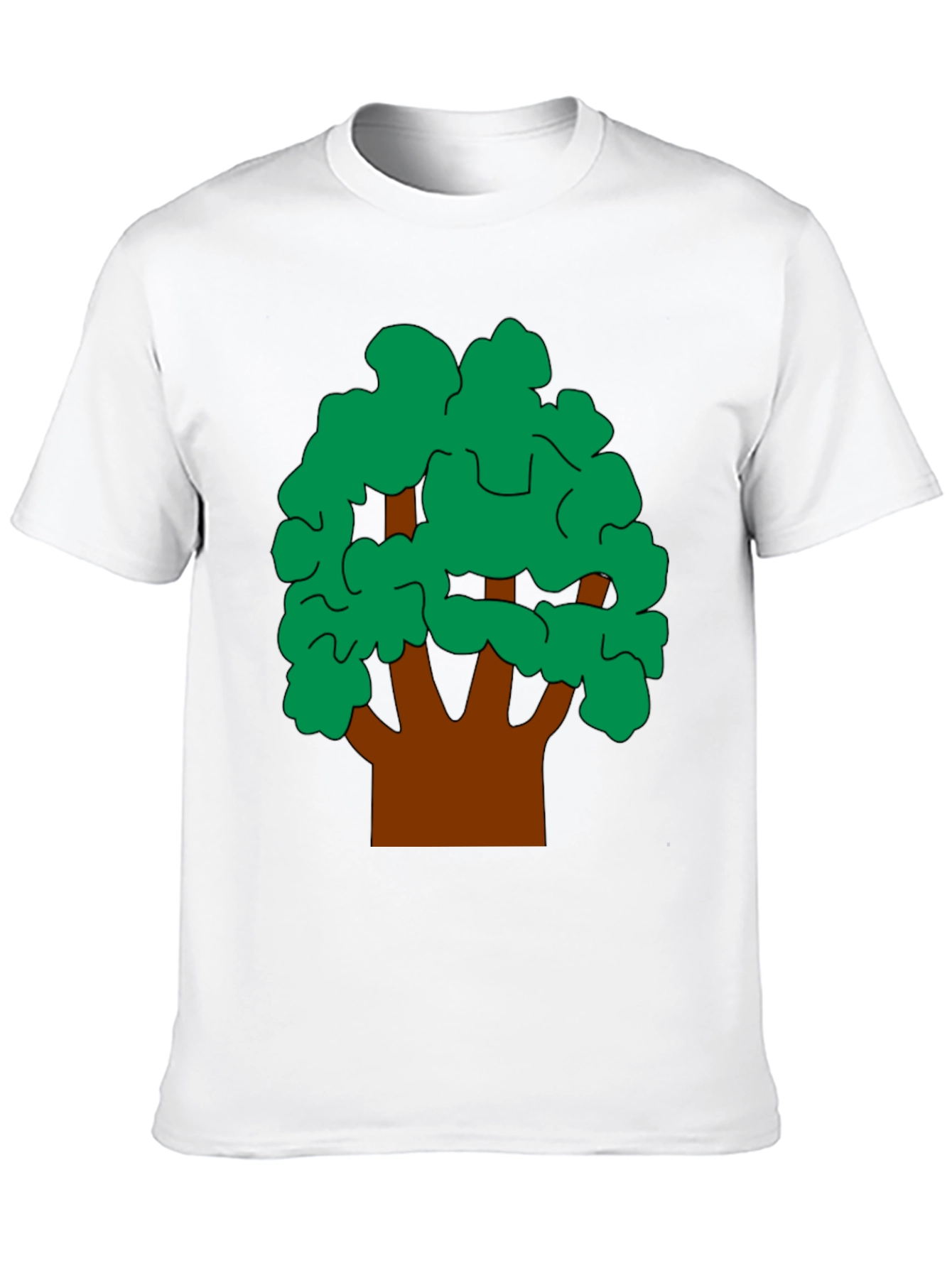 Tree Graphic Tee - Nature Inspired Black T-Shirt
