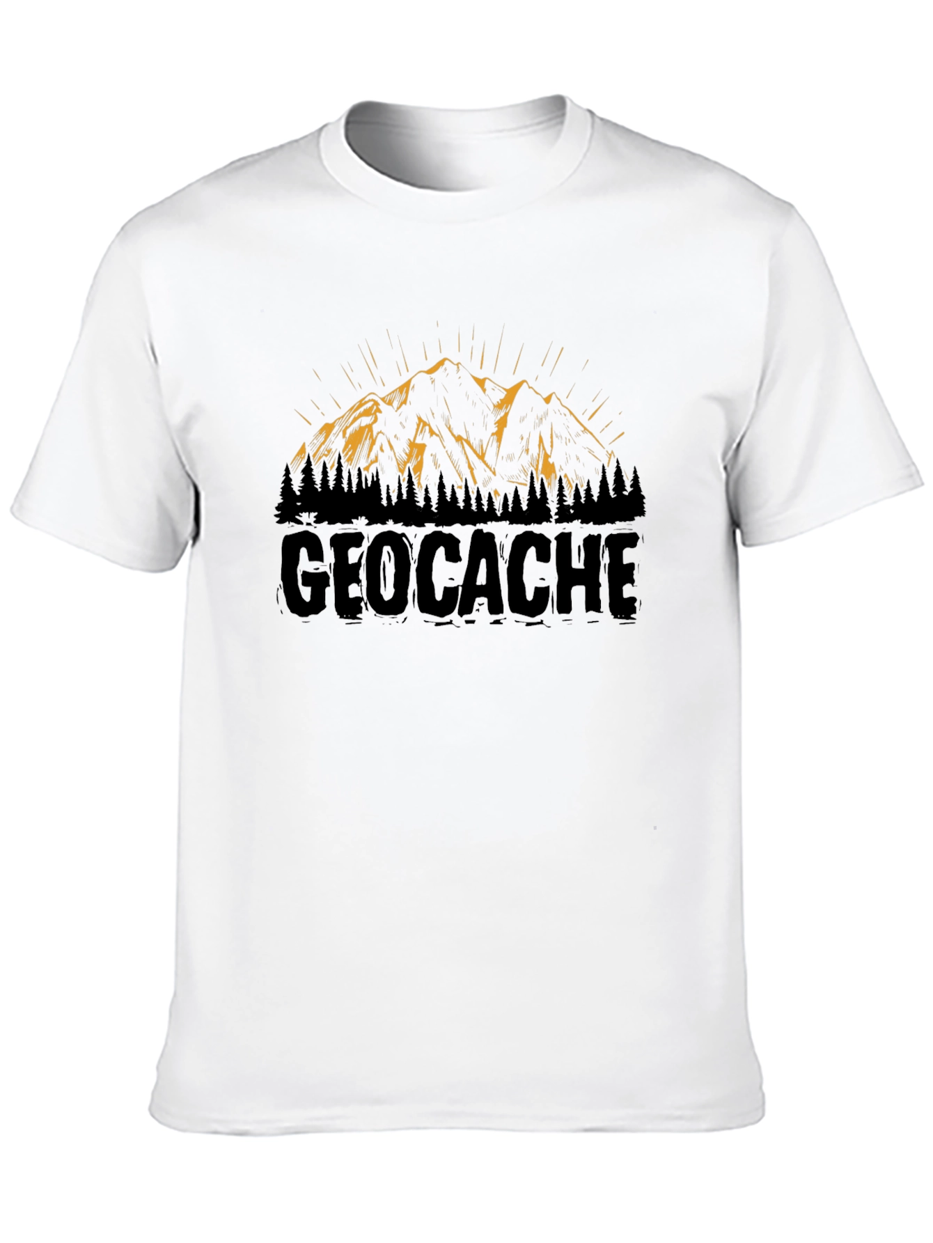 Geocache Mountain Graphic Tee - Adventure Awaits!