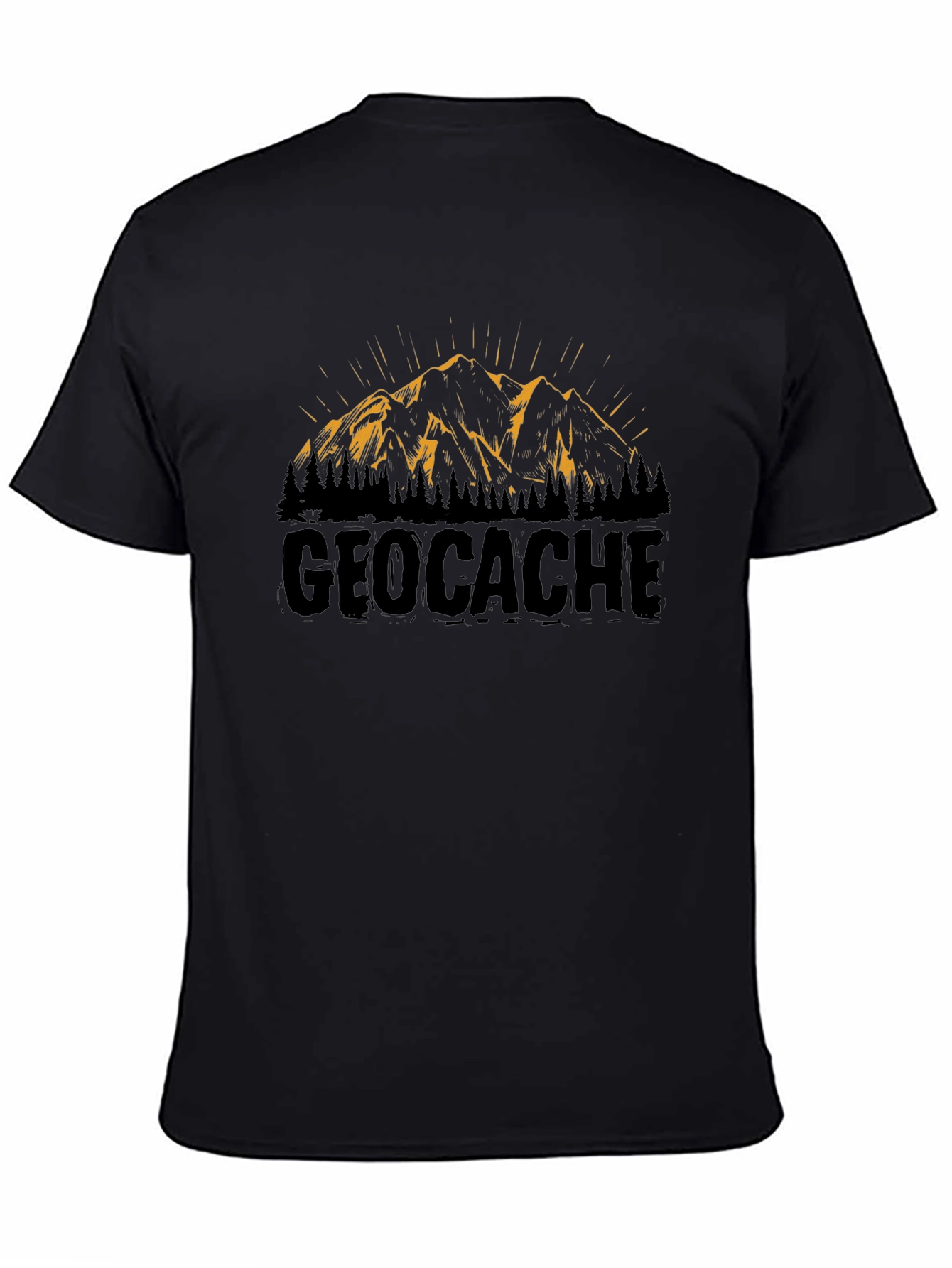 Geocache Mountain Graphic Tee - Adventure Awaits!