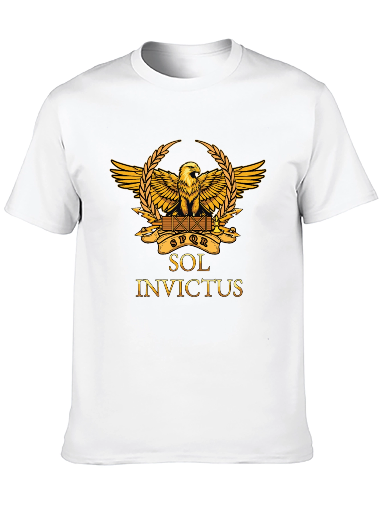 Sol Invictus T-Shirt - Roman Eagle Graphic Tee