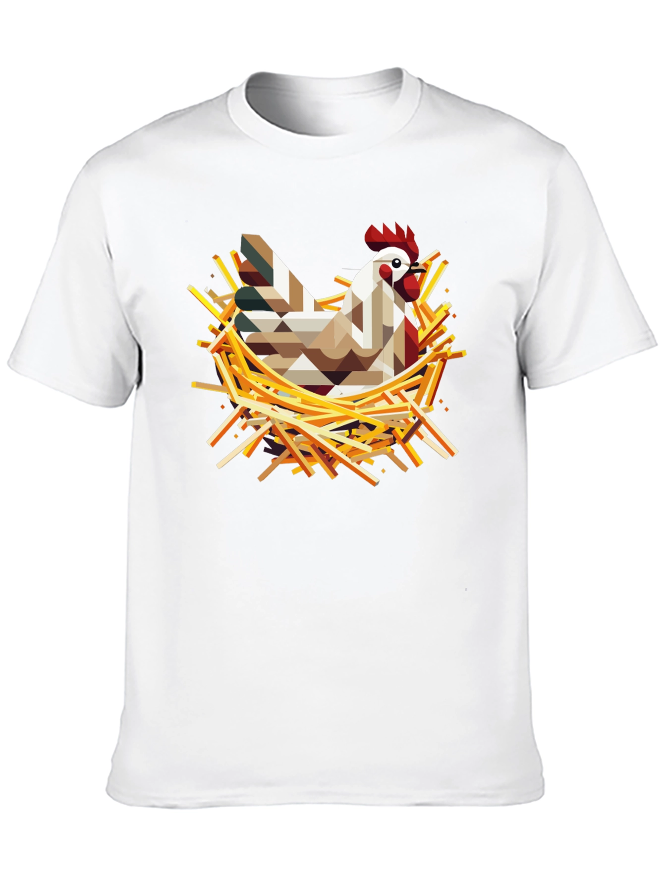 Geometric Chicken Nest T-Shirt