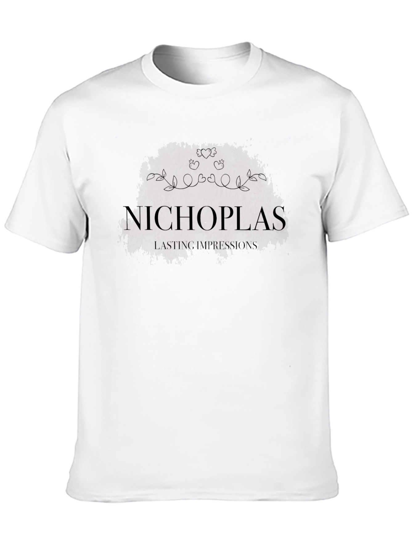 Nichoplas Lasting Impressions Graphic Black T-Shirt