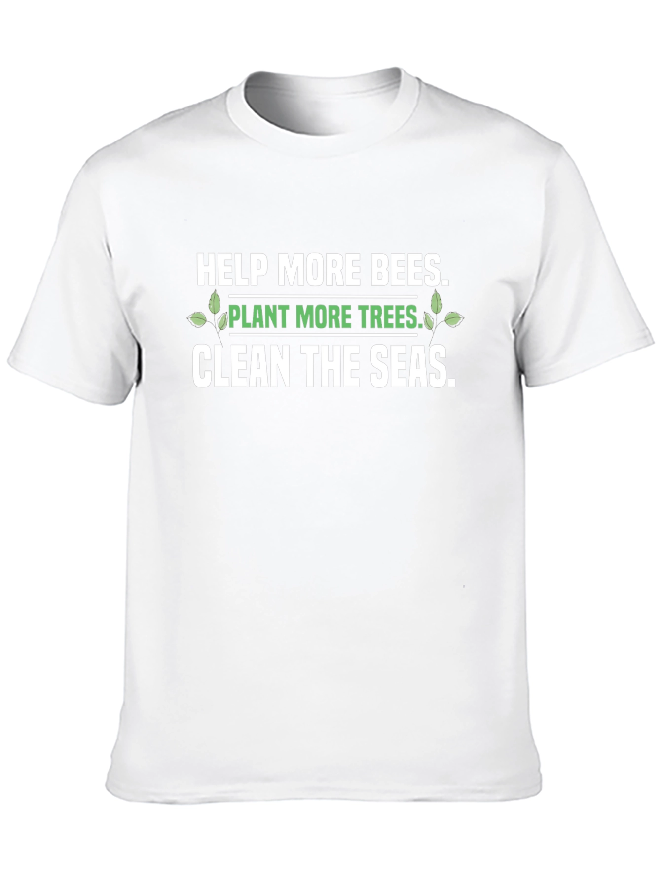 Eco-Friendly Graphic T-Shirt: Save the Bees Plant Trees