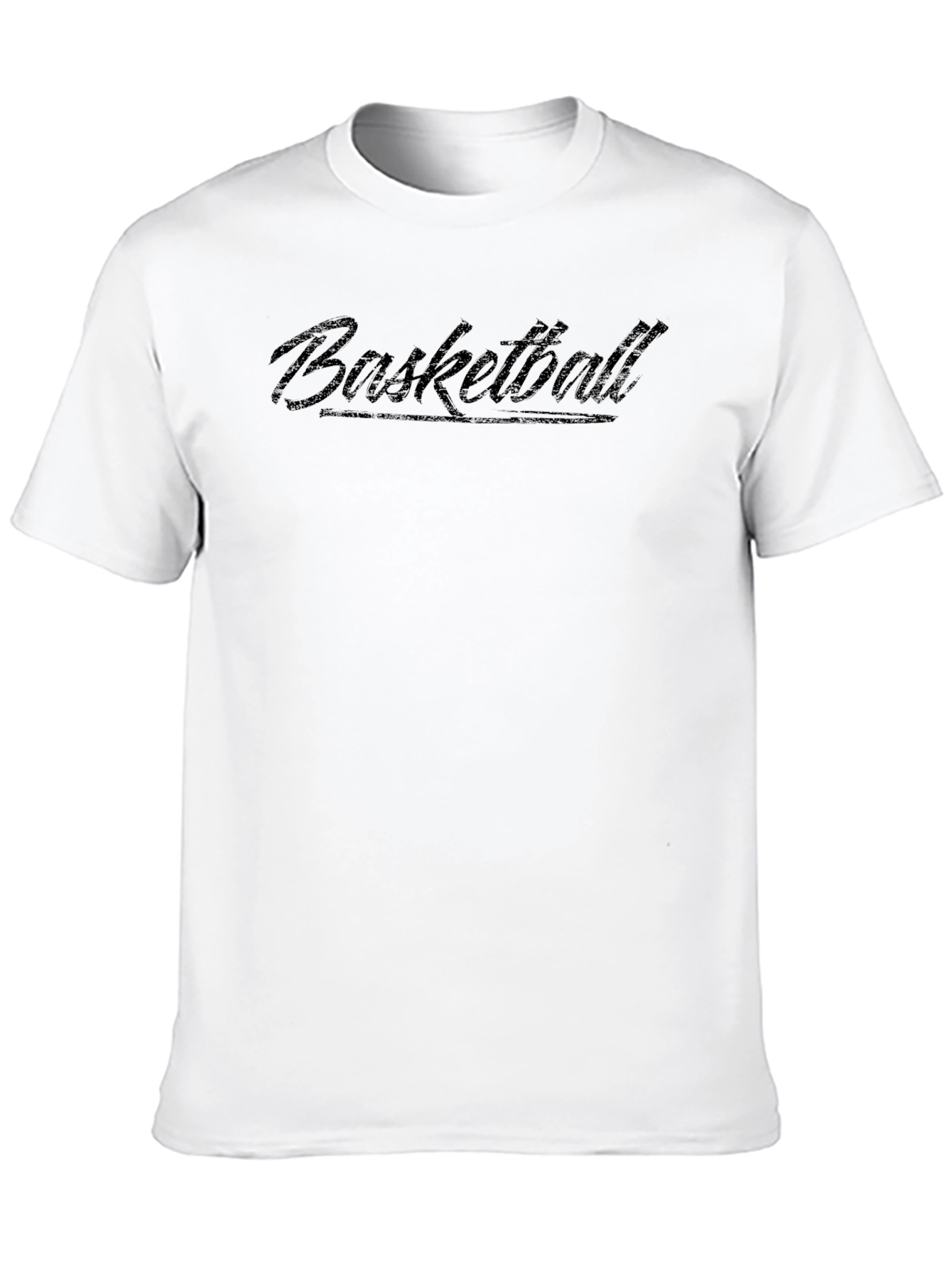 Basketball Graphic Tee - Black Short Sleeve