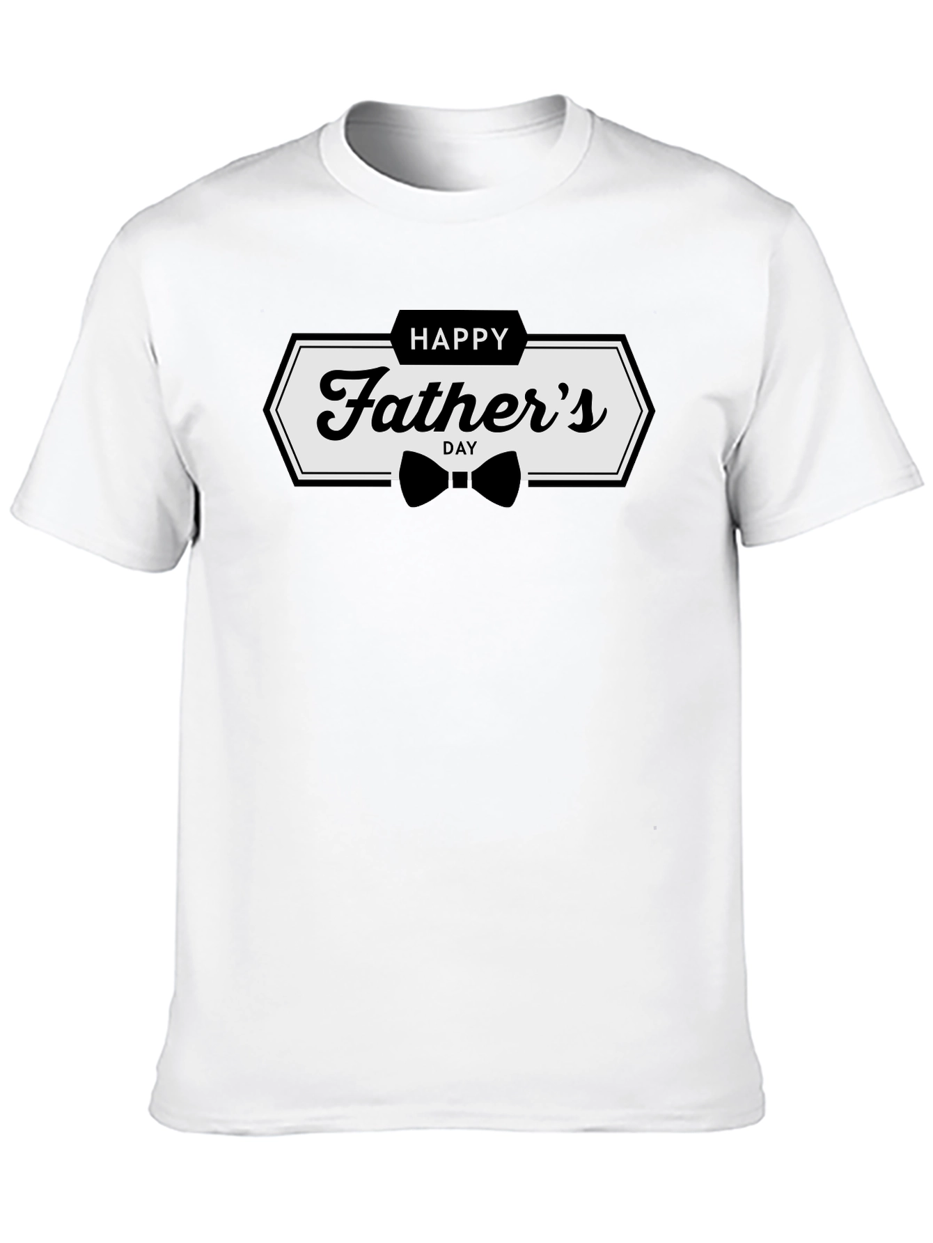 Happy Fathers Day T-Shirt - Black