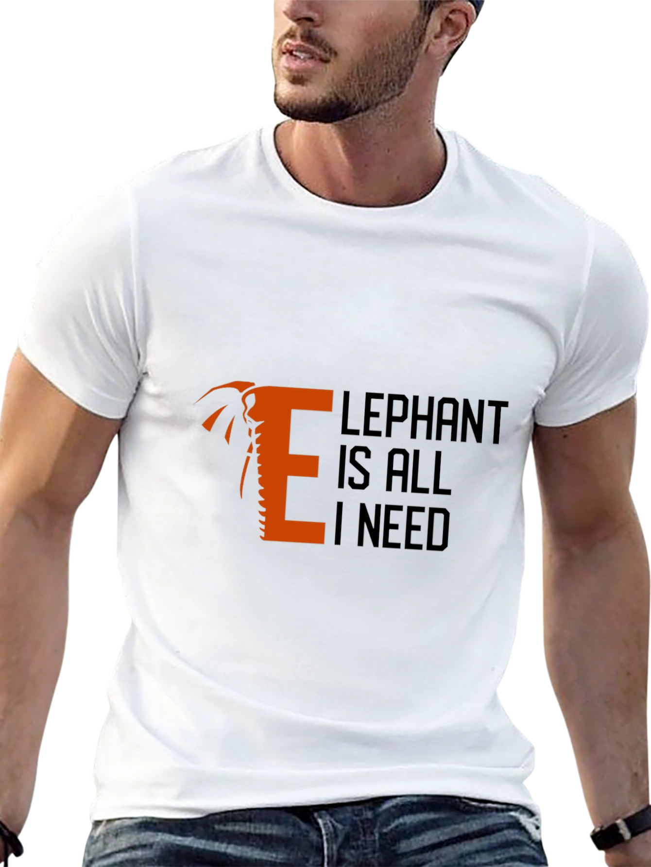 Elephant Is All I Need Graphic Tee