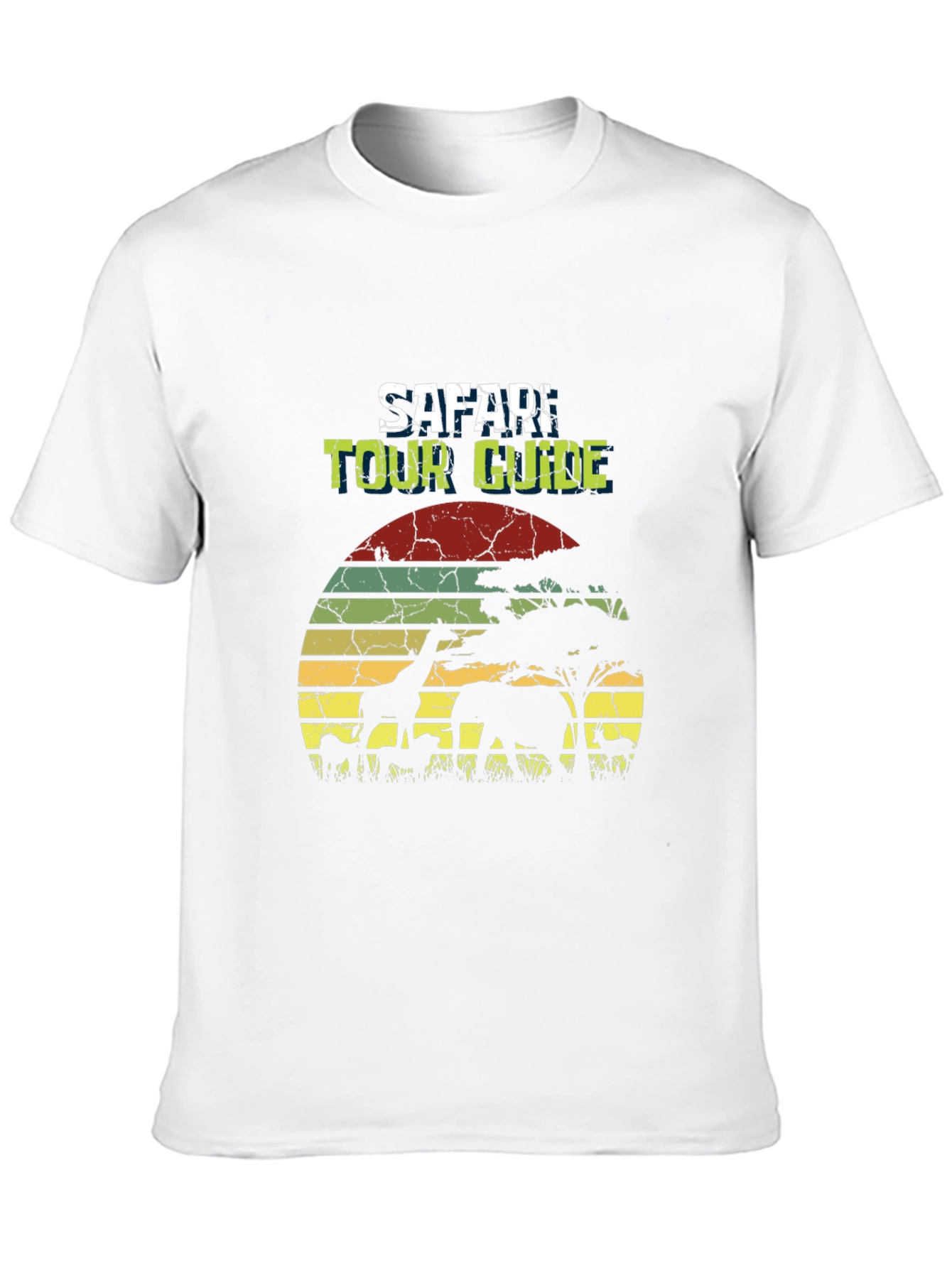 Safari Tour Guide Black T-Shirt