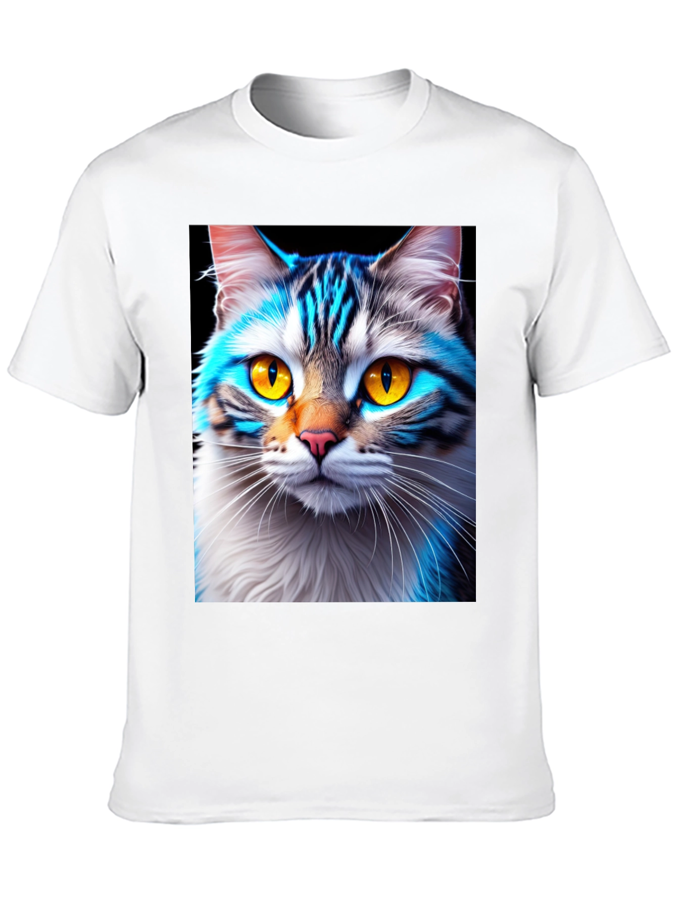 Cool Cat Graphic Tee - Stylish Animal Print Shirt