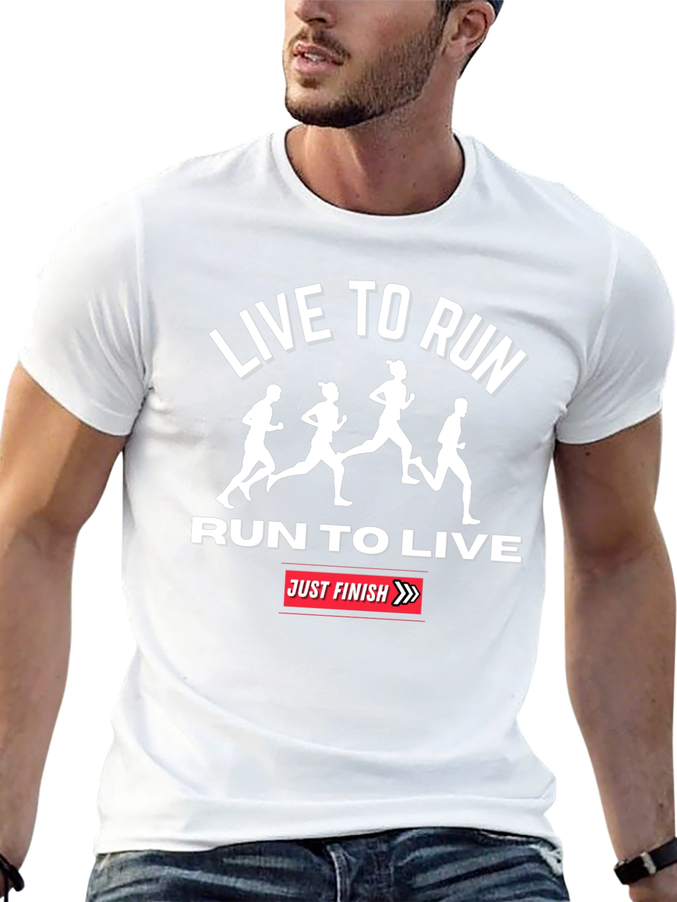 Live to Run Graphic Tee