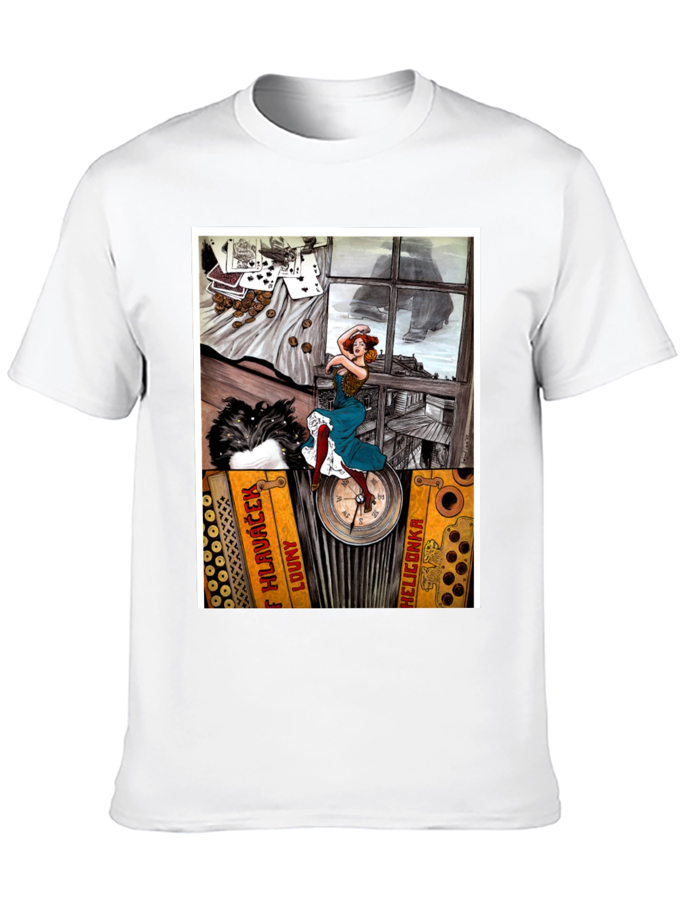Accordion Woman T-Shirt