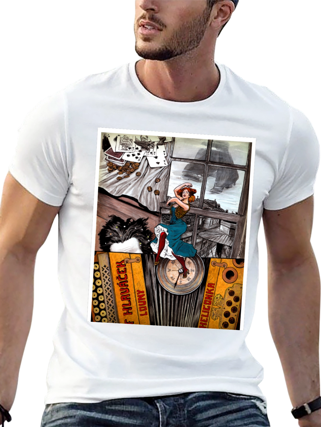 Accordion Woman T-Shirt