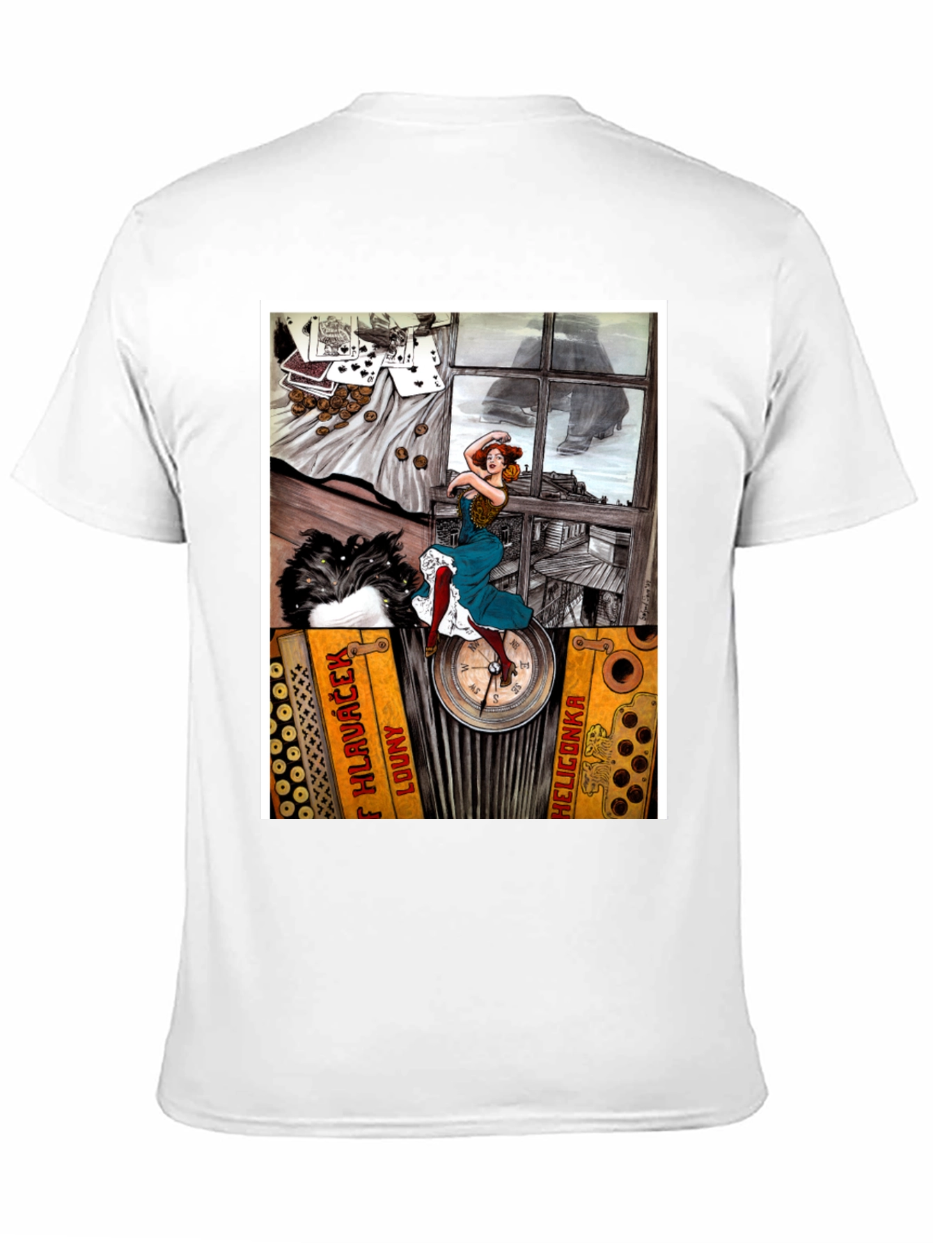 Accordion Woman T-Shirt