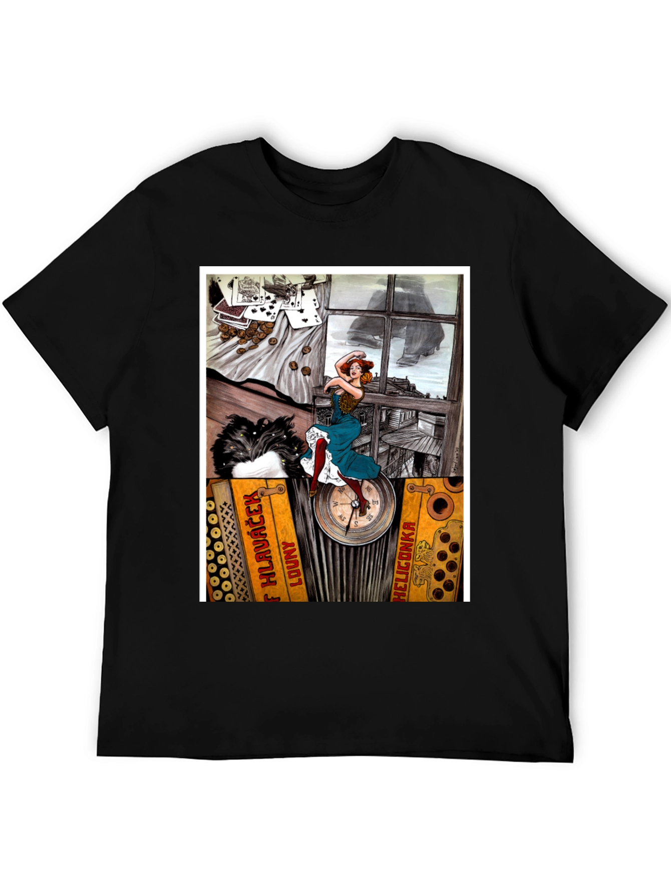 Accordion Woman T-Shirt
