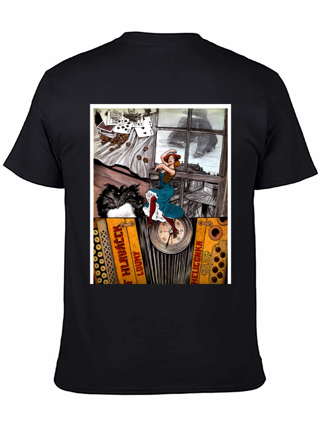 Accordion Woman T-Shirt