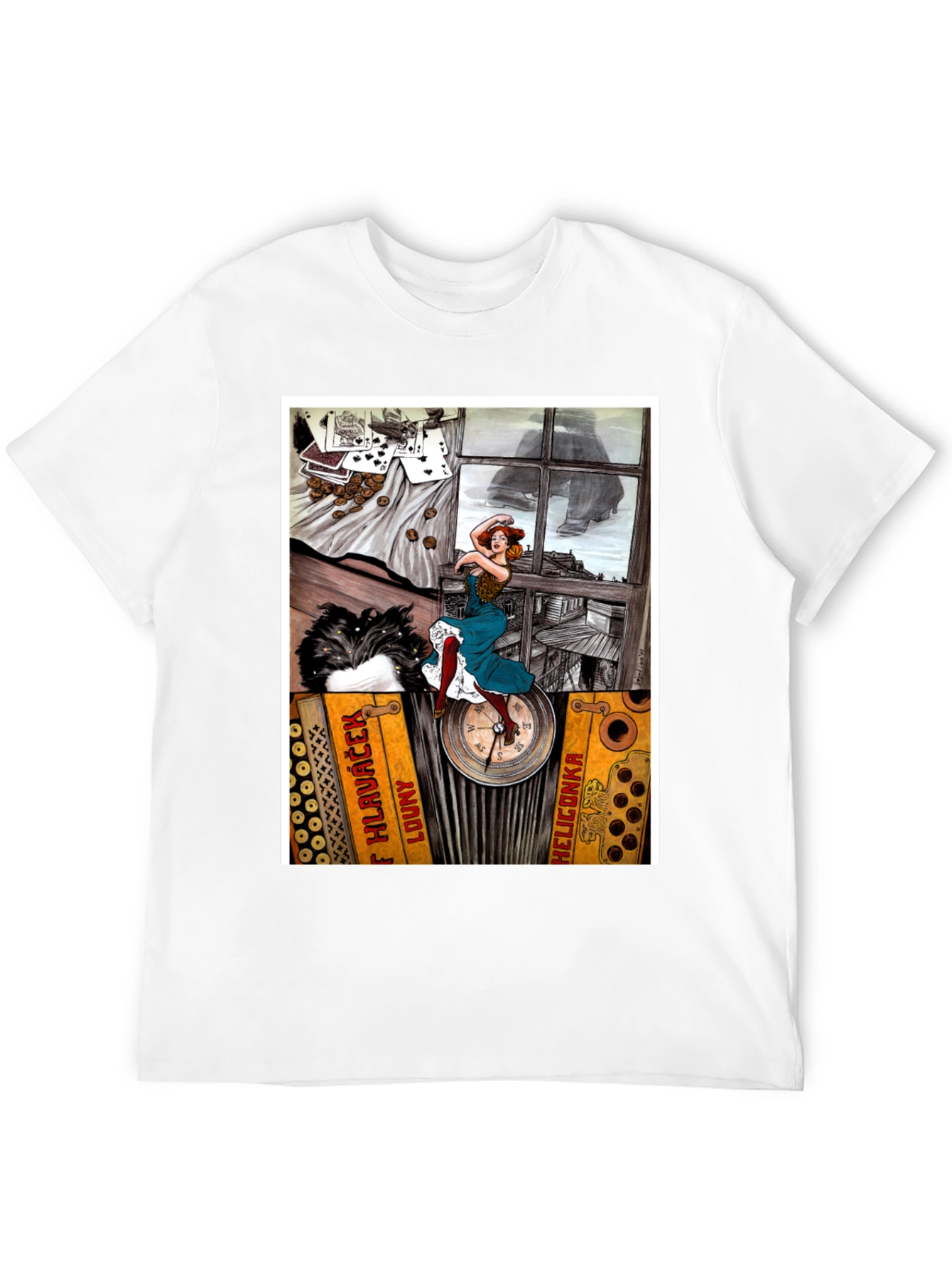 Accordion Woman T-Shirt