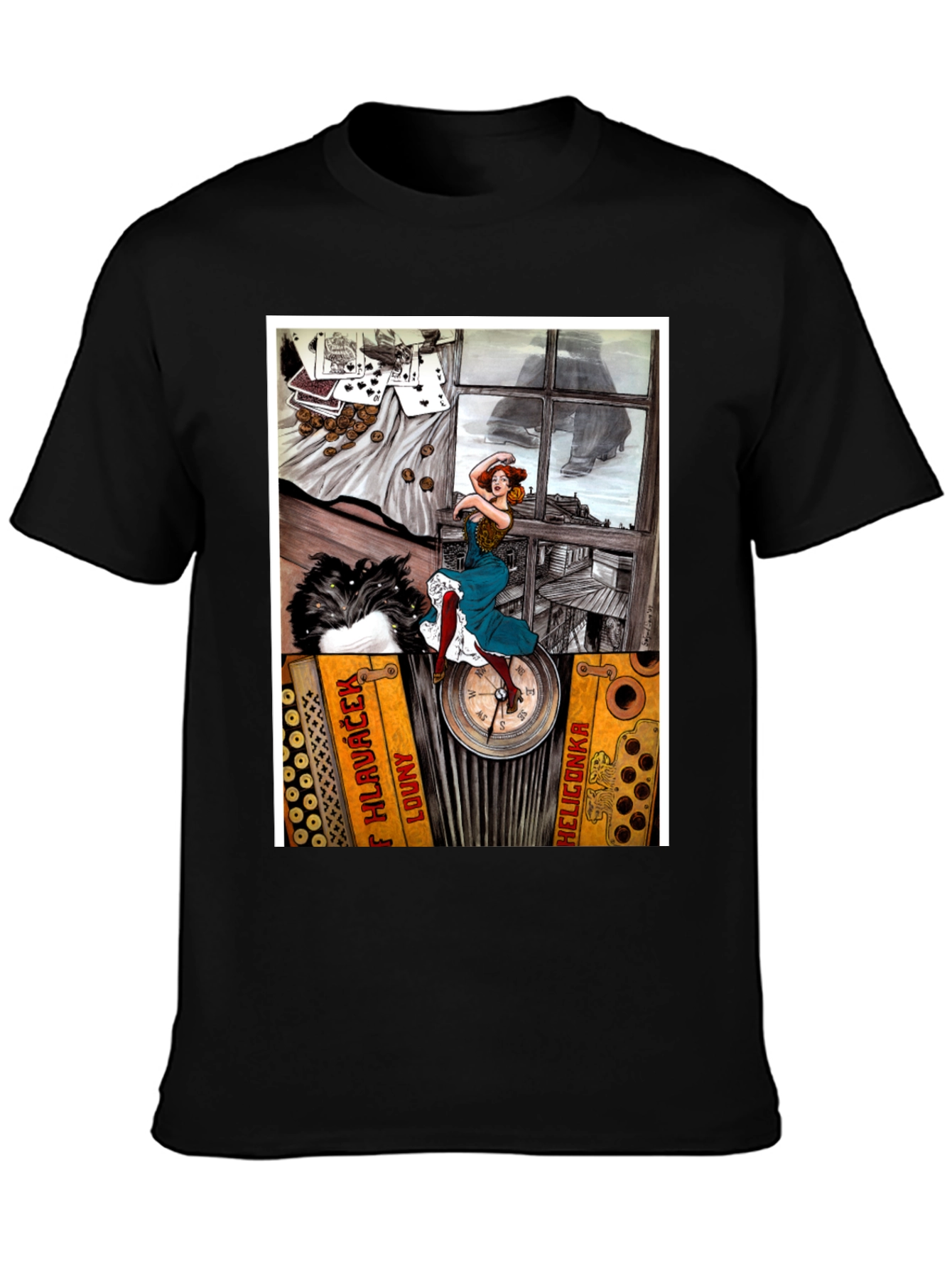 Accordion Woman T-Shirt