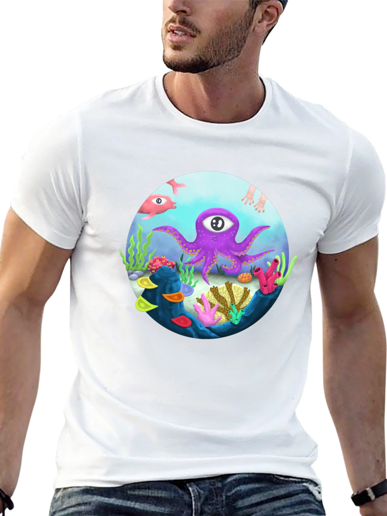 Eye See You Octopus Graphic Tee