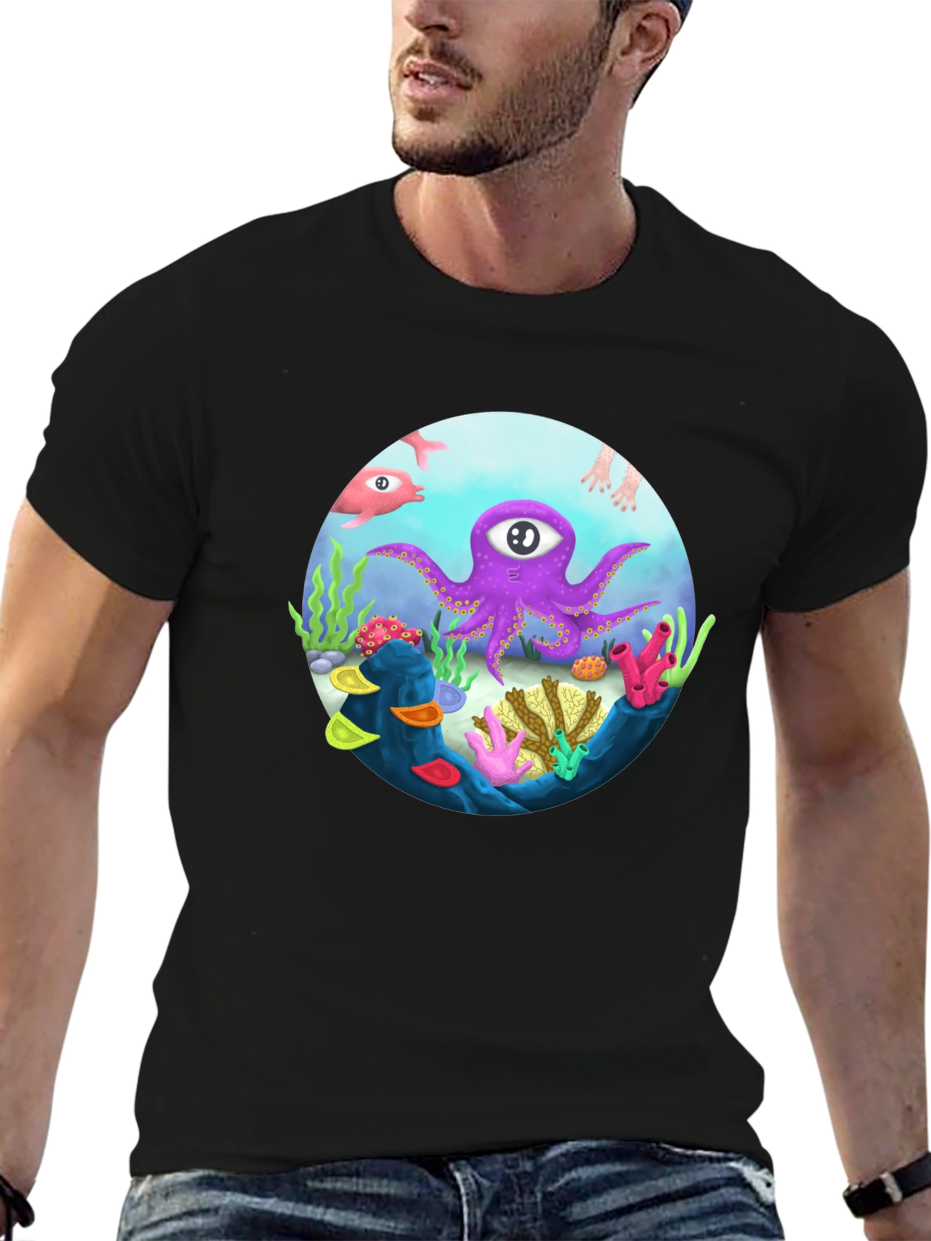 Eye See You Octopus Graphic Tee