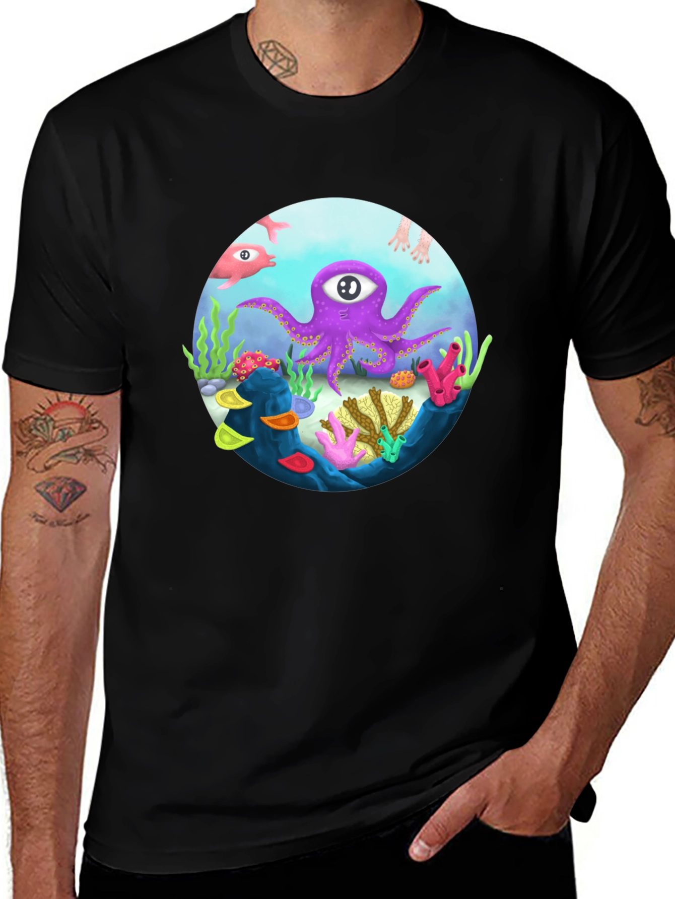 Eye See You Octopus Graphic Tee