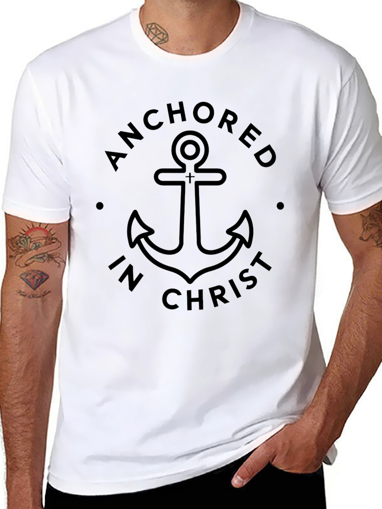 Anchored in Christ Graphic Tee
