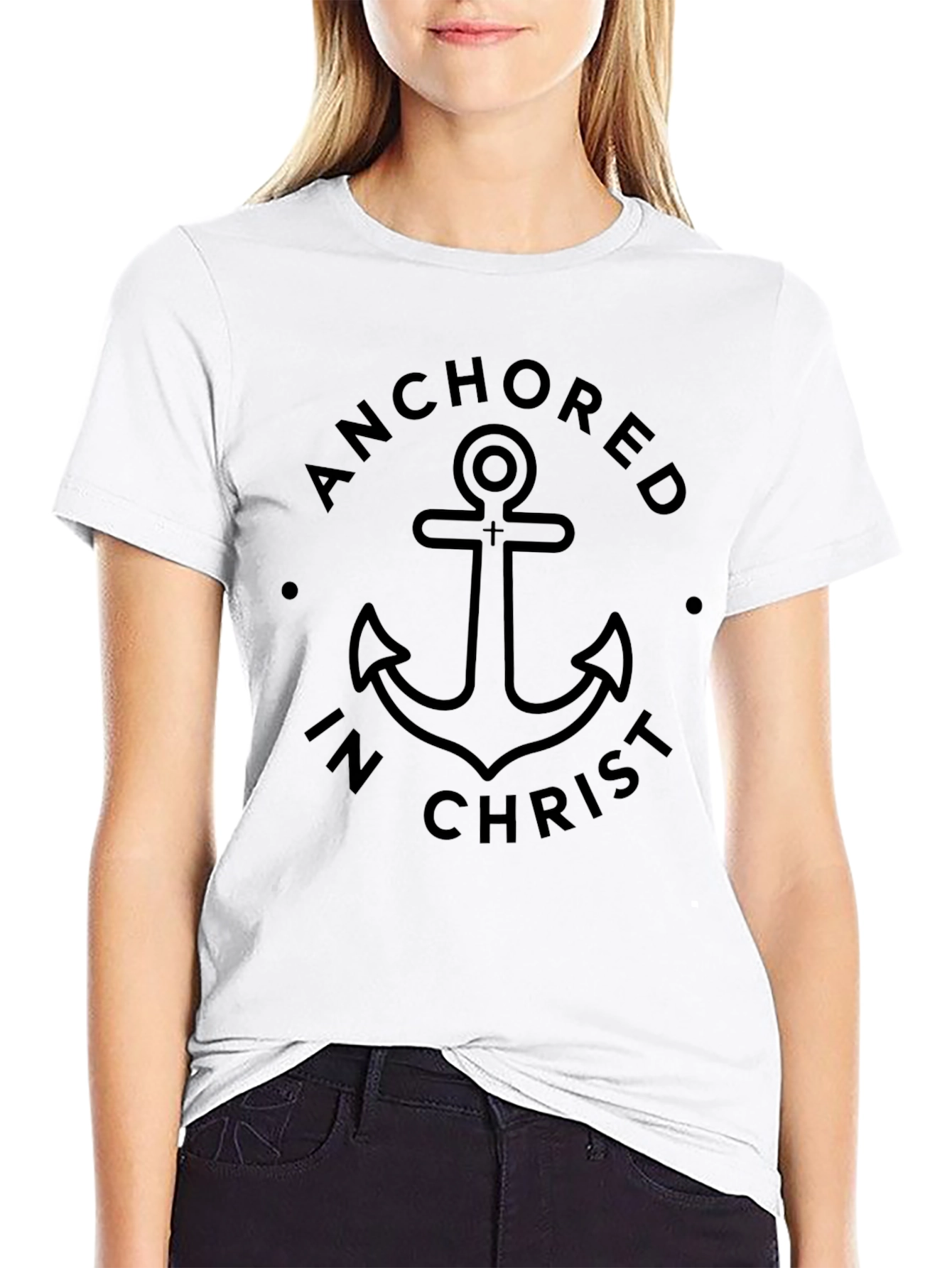 Anchored in Christ Graphic Tee