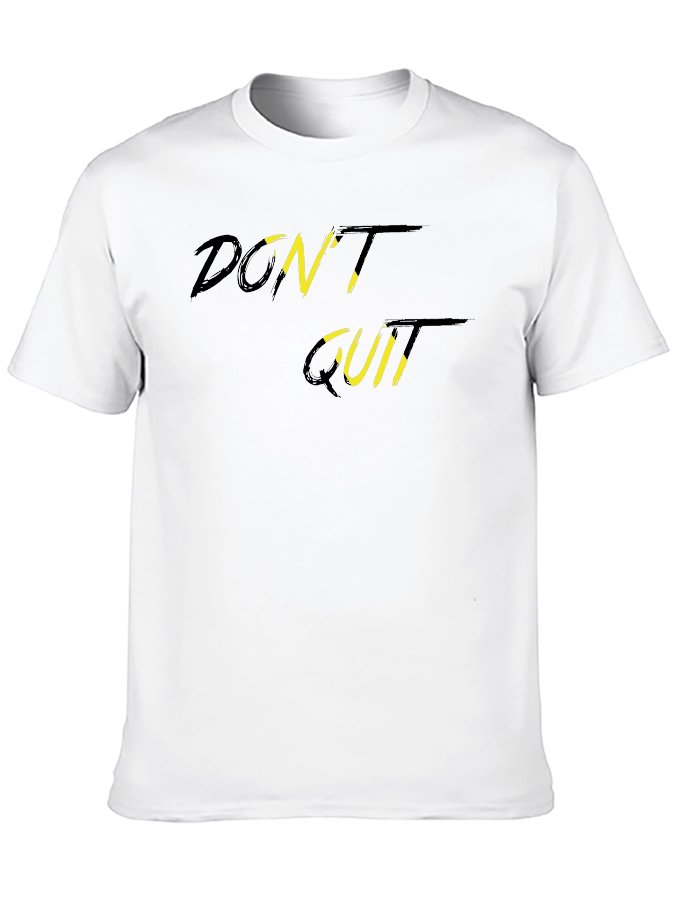Dont Quit Graphic Tee - Motivation Black T-Shirt