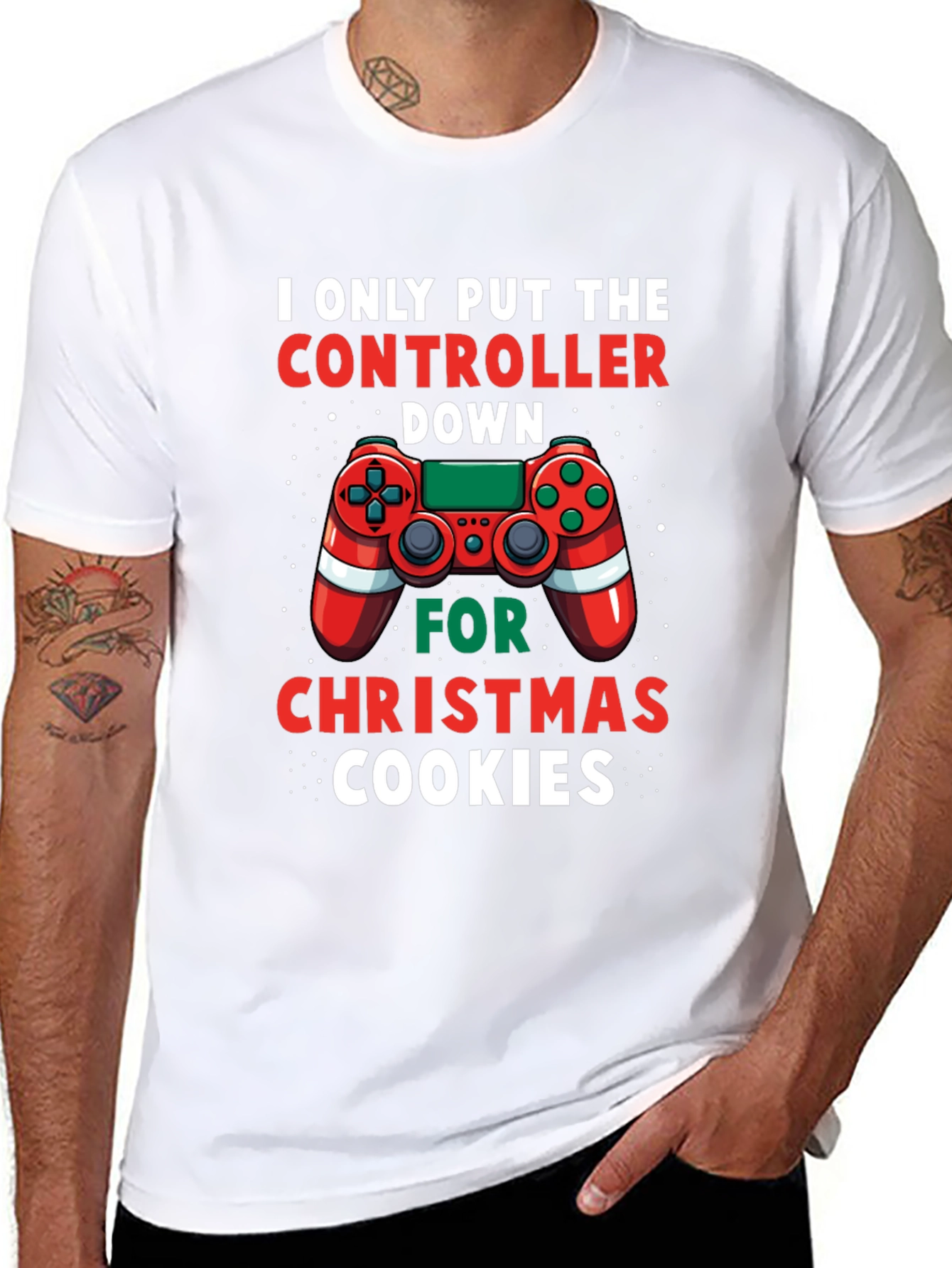 Gamer Christmas Cookies T-Shirt