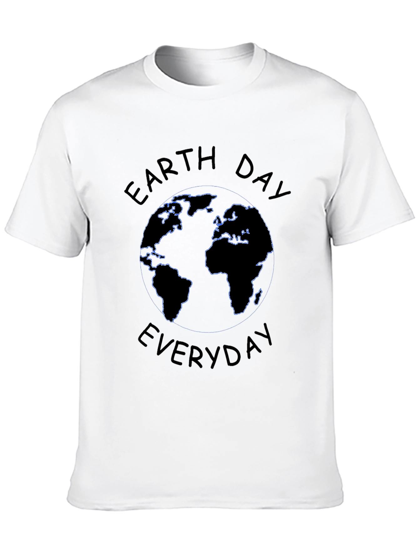 Earth Day Everyday Black T-Shirt