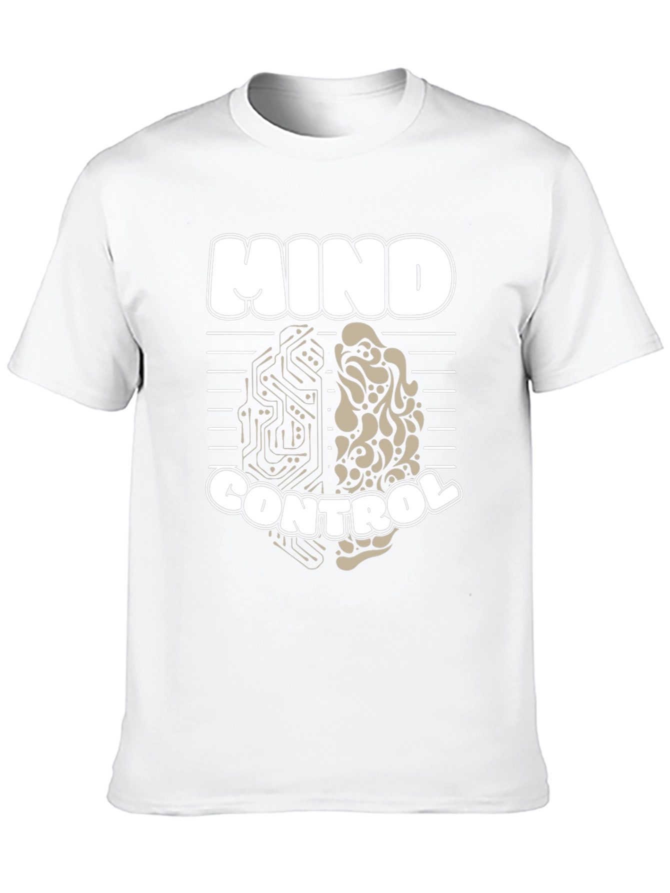 Mind Control T-Shirt - Brain Design Graphic Tee