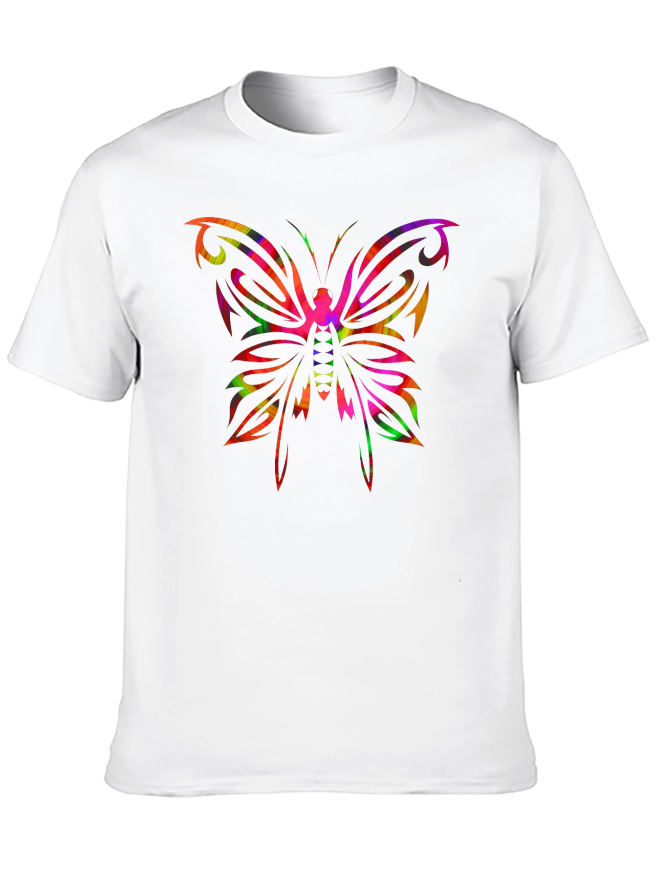 Tribal Butterfly Graphic T-Shirt