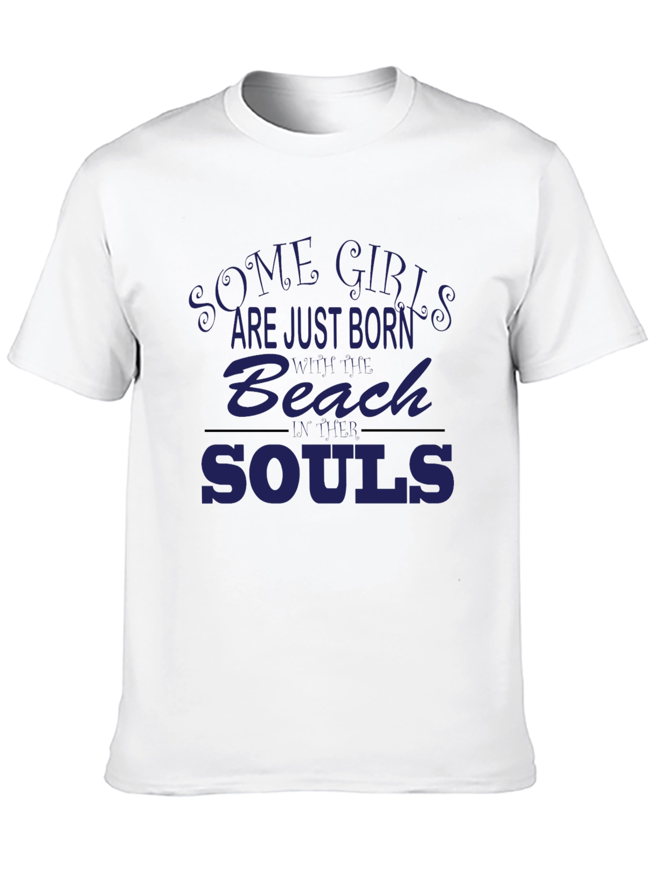 Beach Souls Graphic Tee - Black Unisex T-Shirt