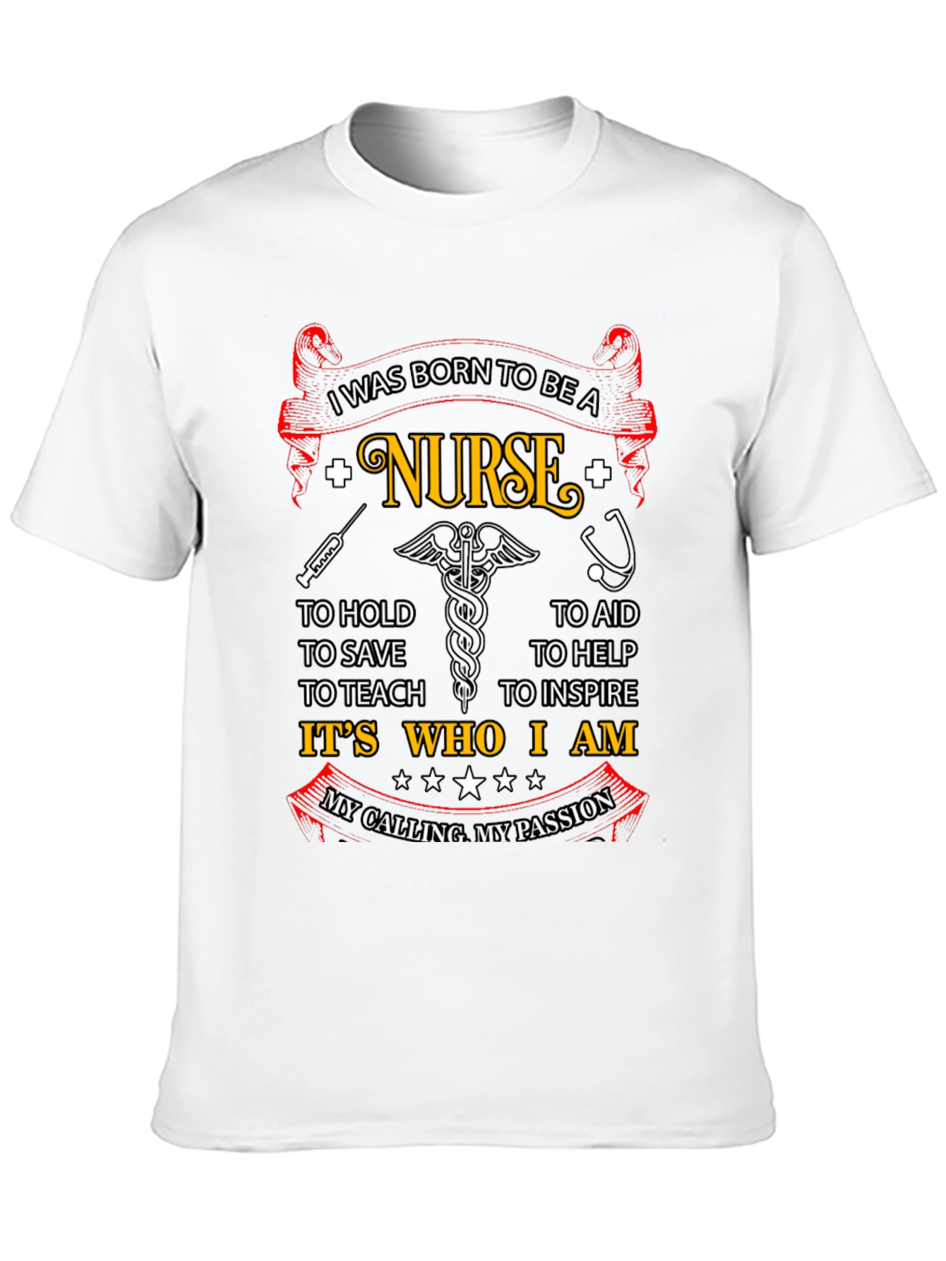 Born to be a Nurse Graphic T-Shirt