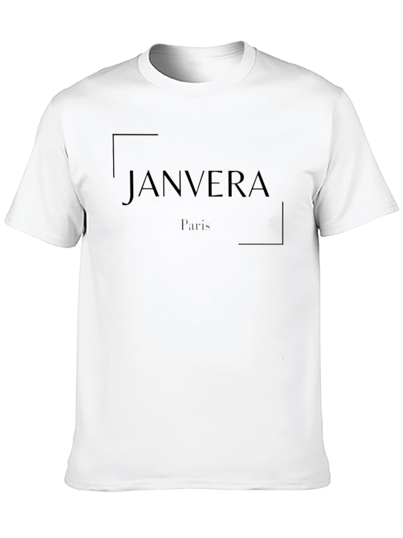 JANVERA Paris Black T-Shirt - Mens Fashion