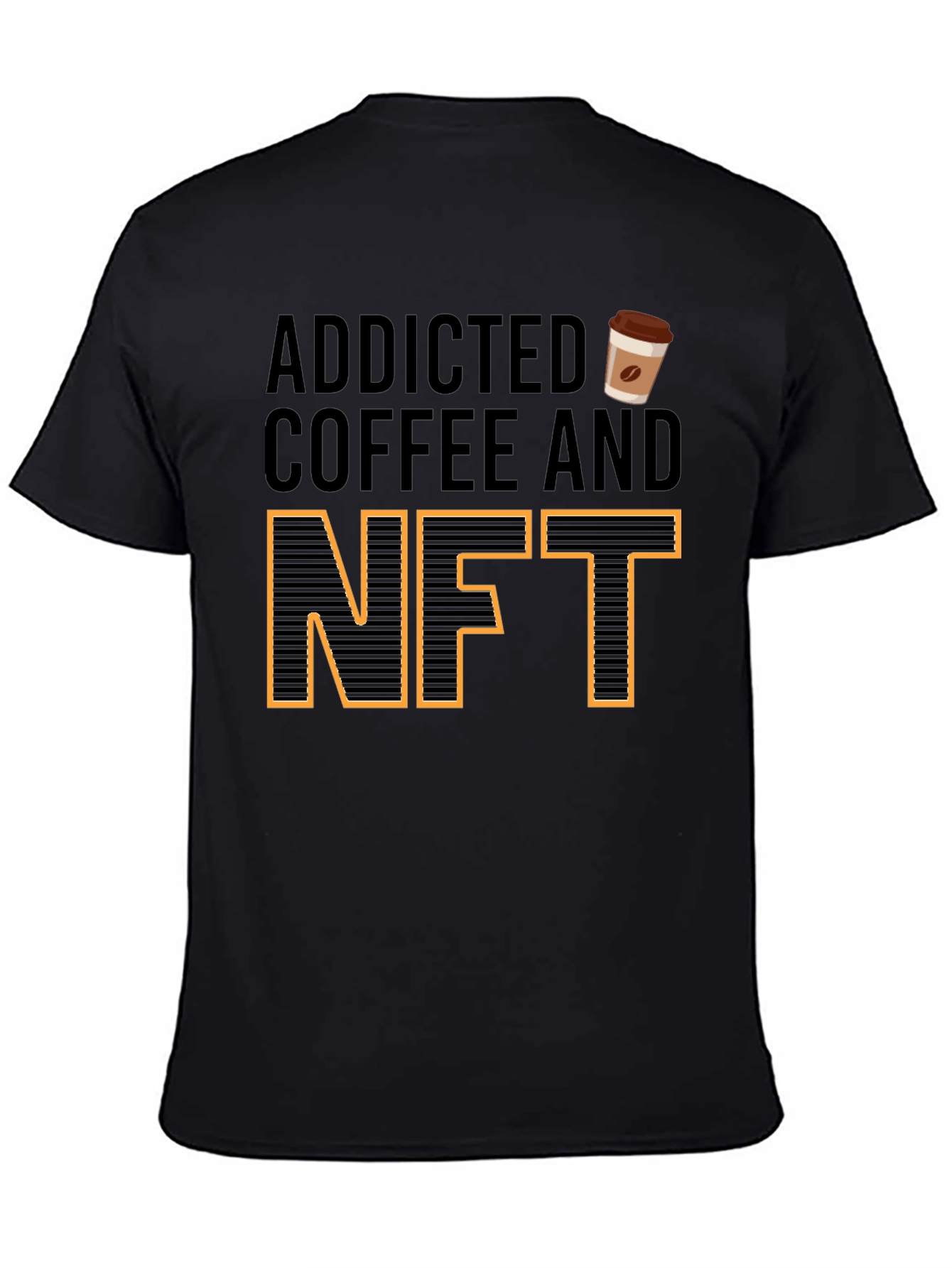 Addicted to Coffee and NFTs Graphic Tee