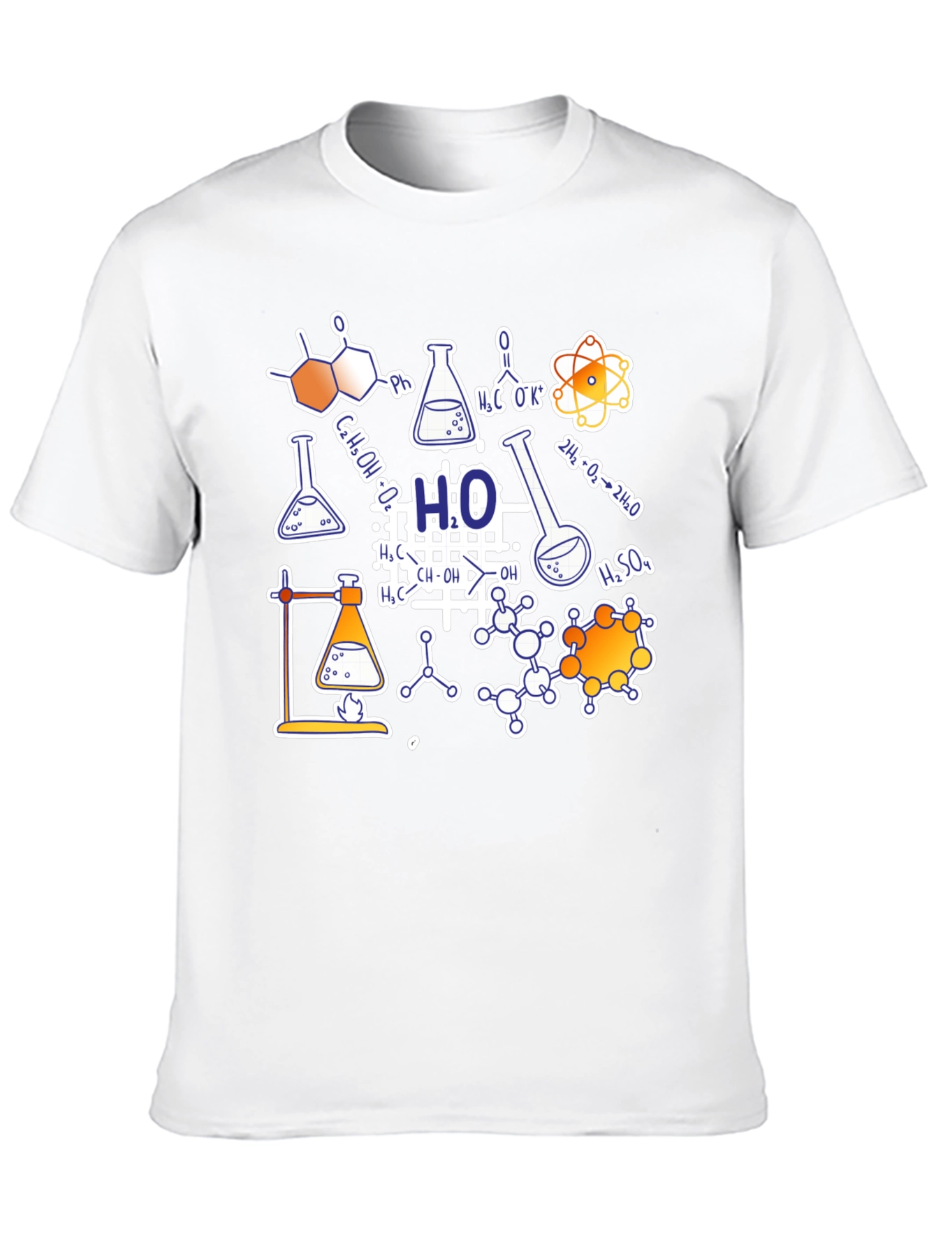 Science Formula Black T-Shirt