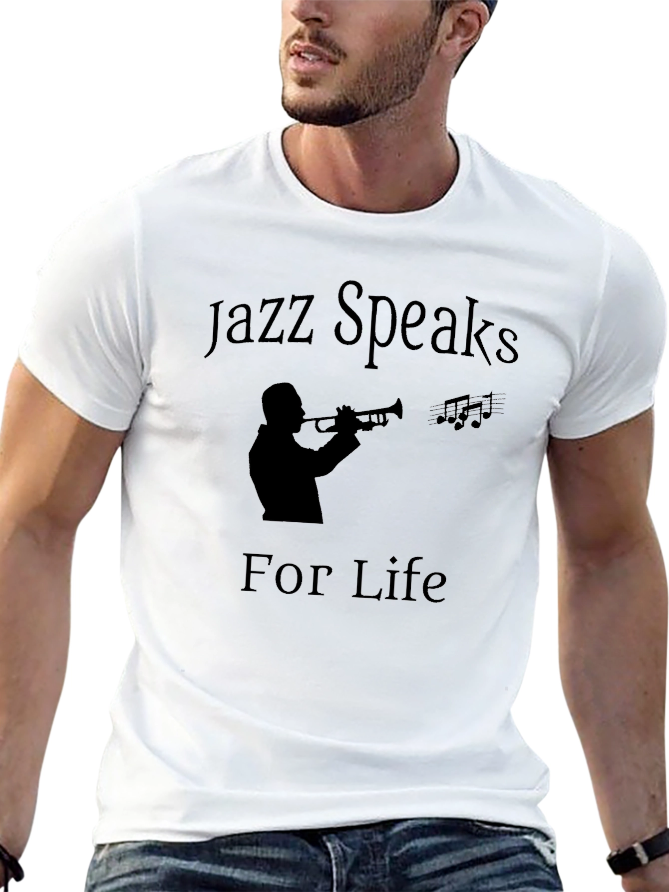 Jazz Speaks for Life Black T-Shirt