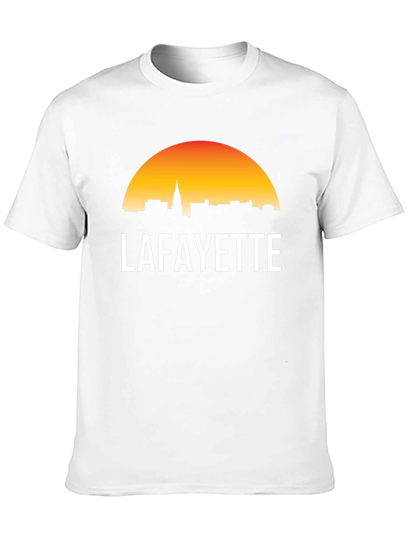 Lafayette Cityscape Sunset Graphic Tee