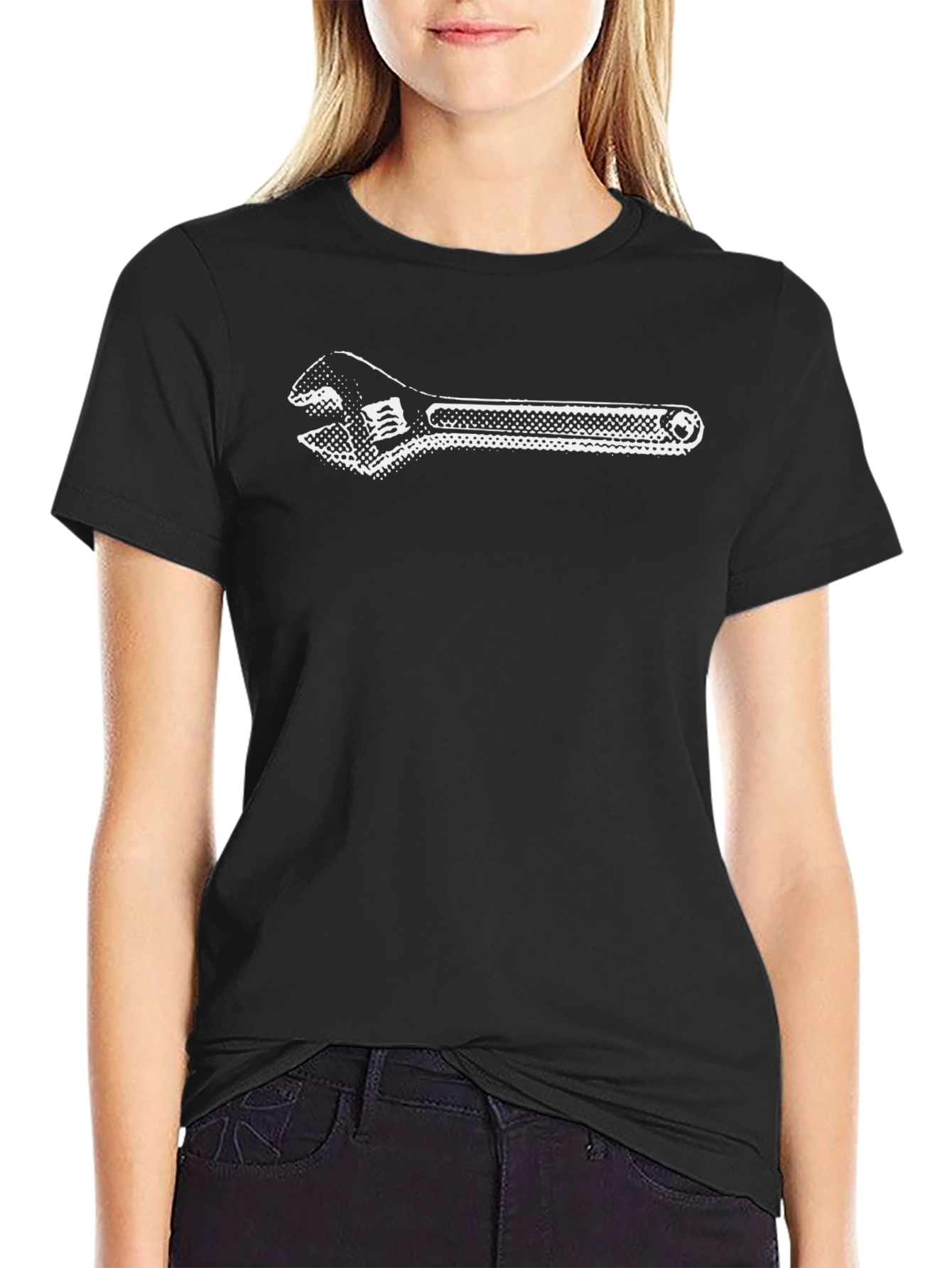 Adjustable Wrench Graphic Tee - Black