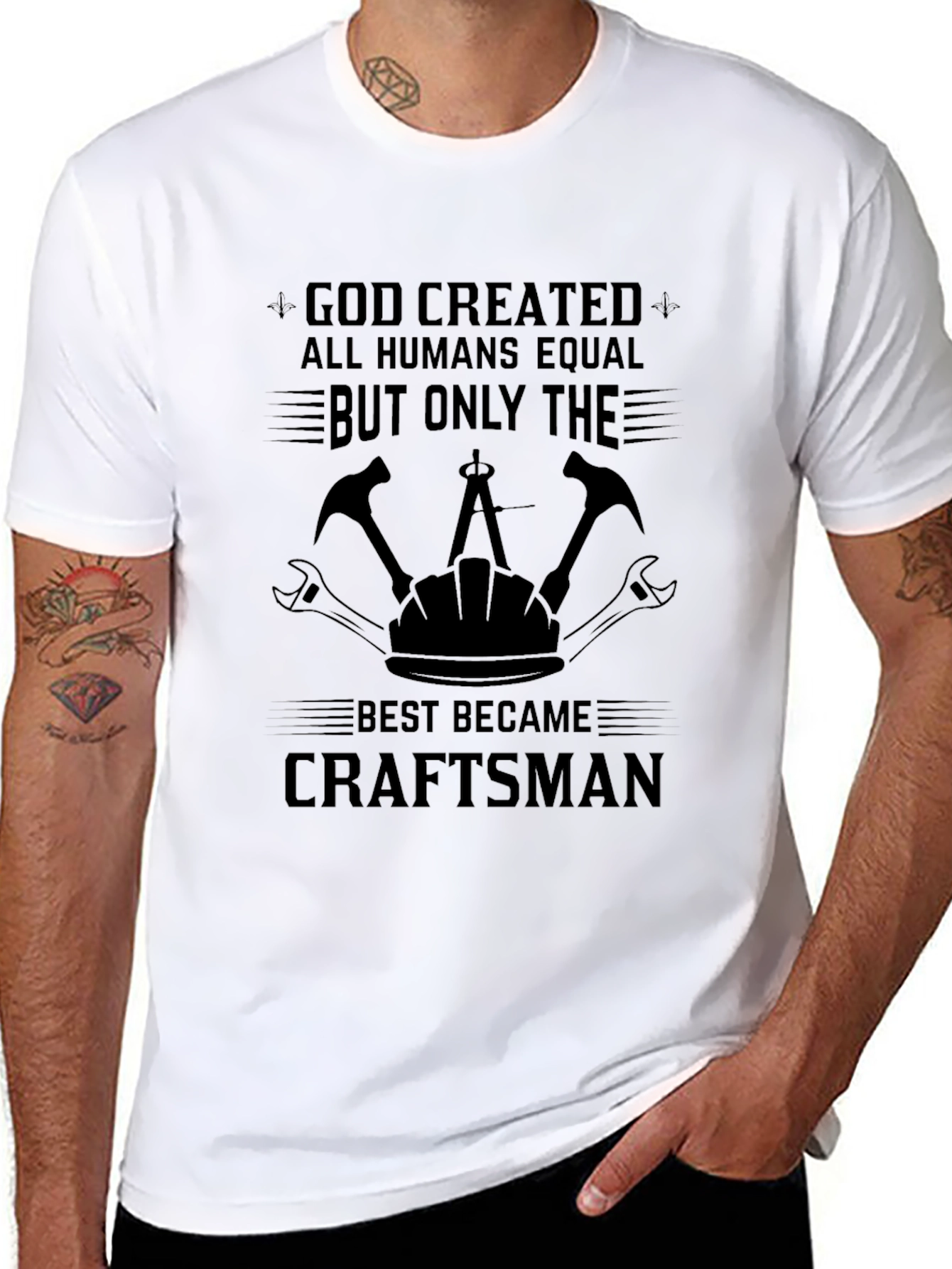 Craftsman T-Shirt: God Created Craftsman