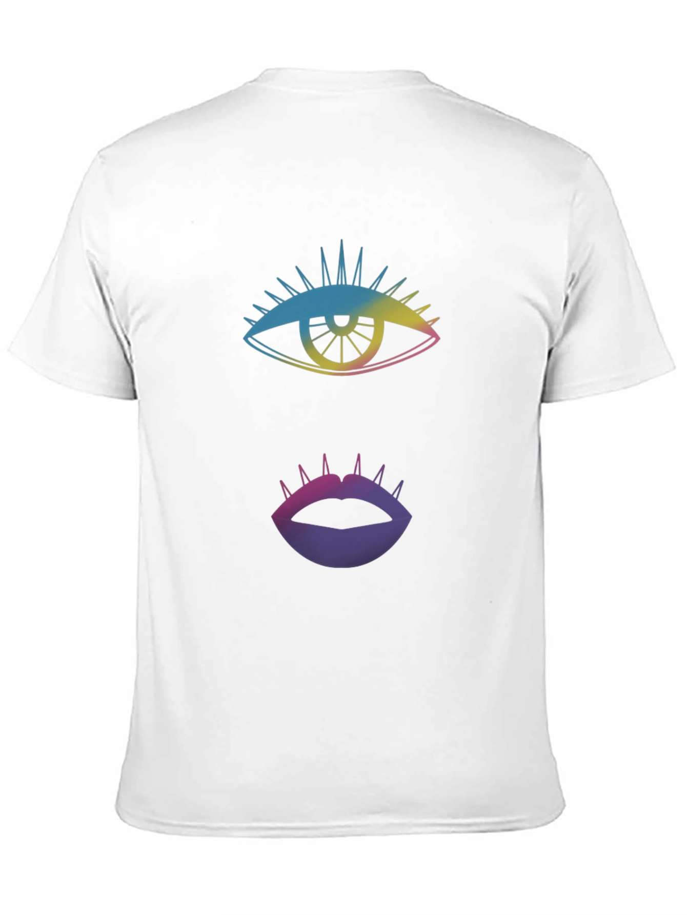 Eye & Lips Graphic Tee - Black