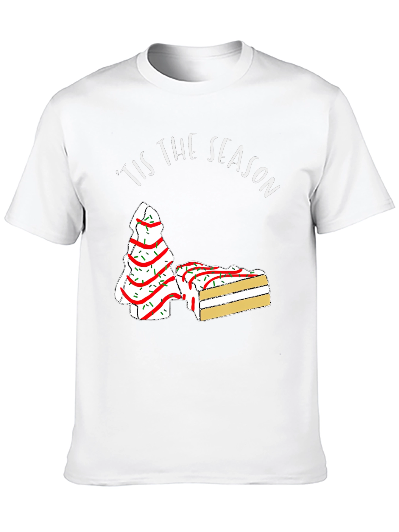 Tis the Season Christmas Tree Cake T-Shirt